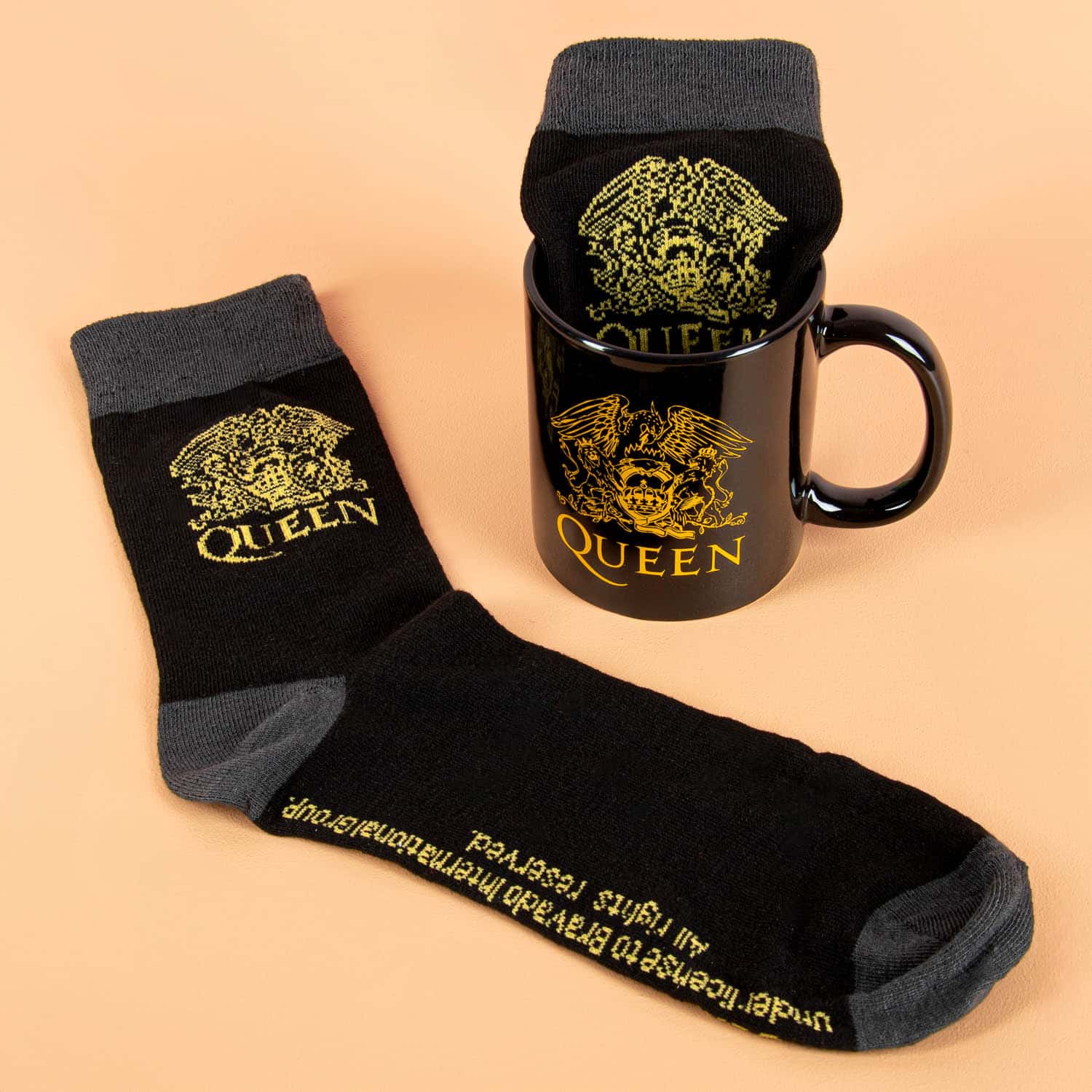Queen Tassen- und Socken-Geschenkset