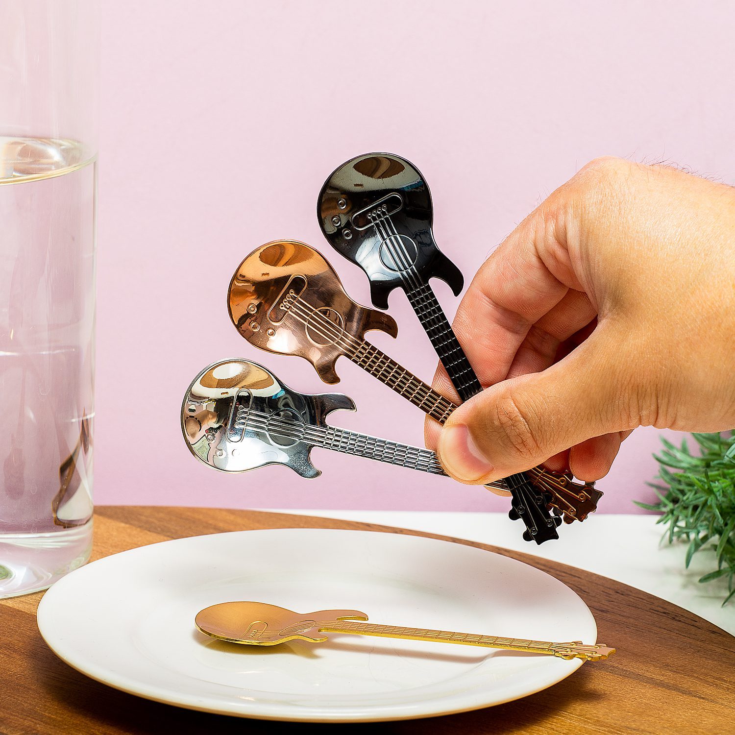 Gitarren-Teelöffel (Set von 4)