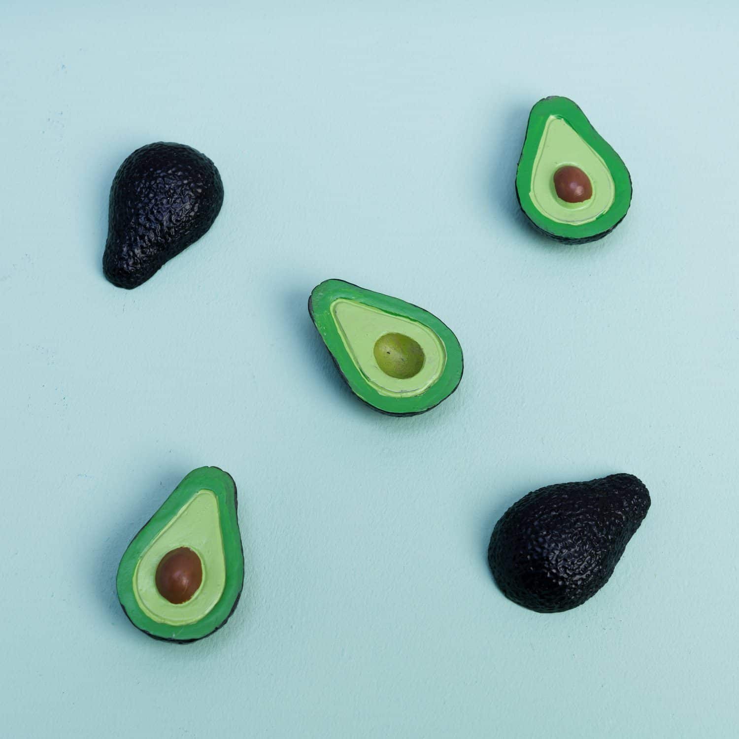 Avocado-Magnete (5er-Set)