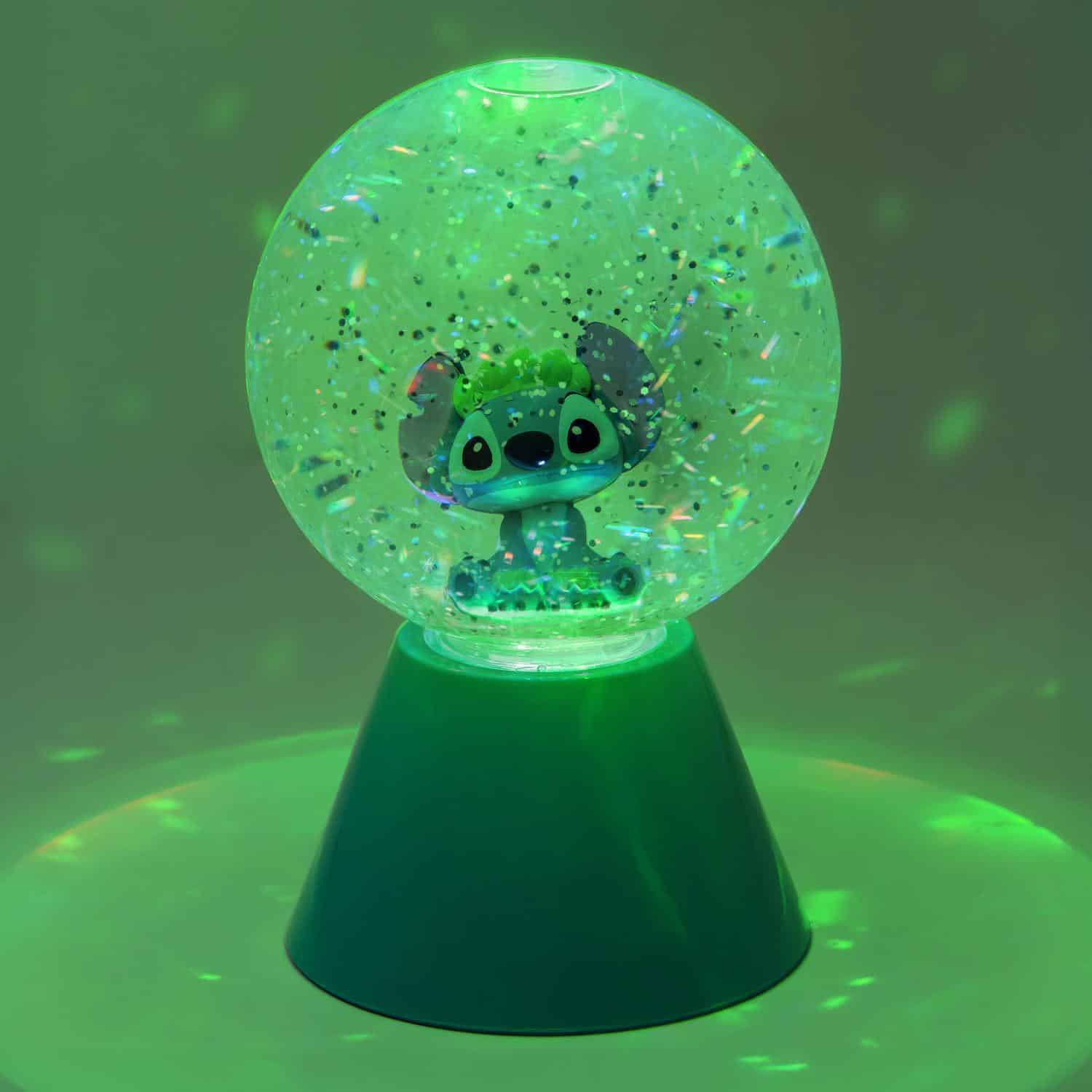 Disney Stitch Glitzerkugel mit LED-Beleuchtung
