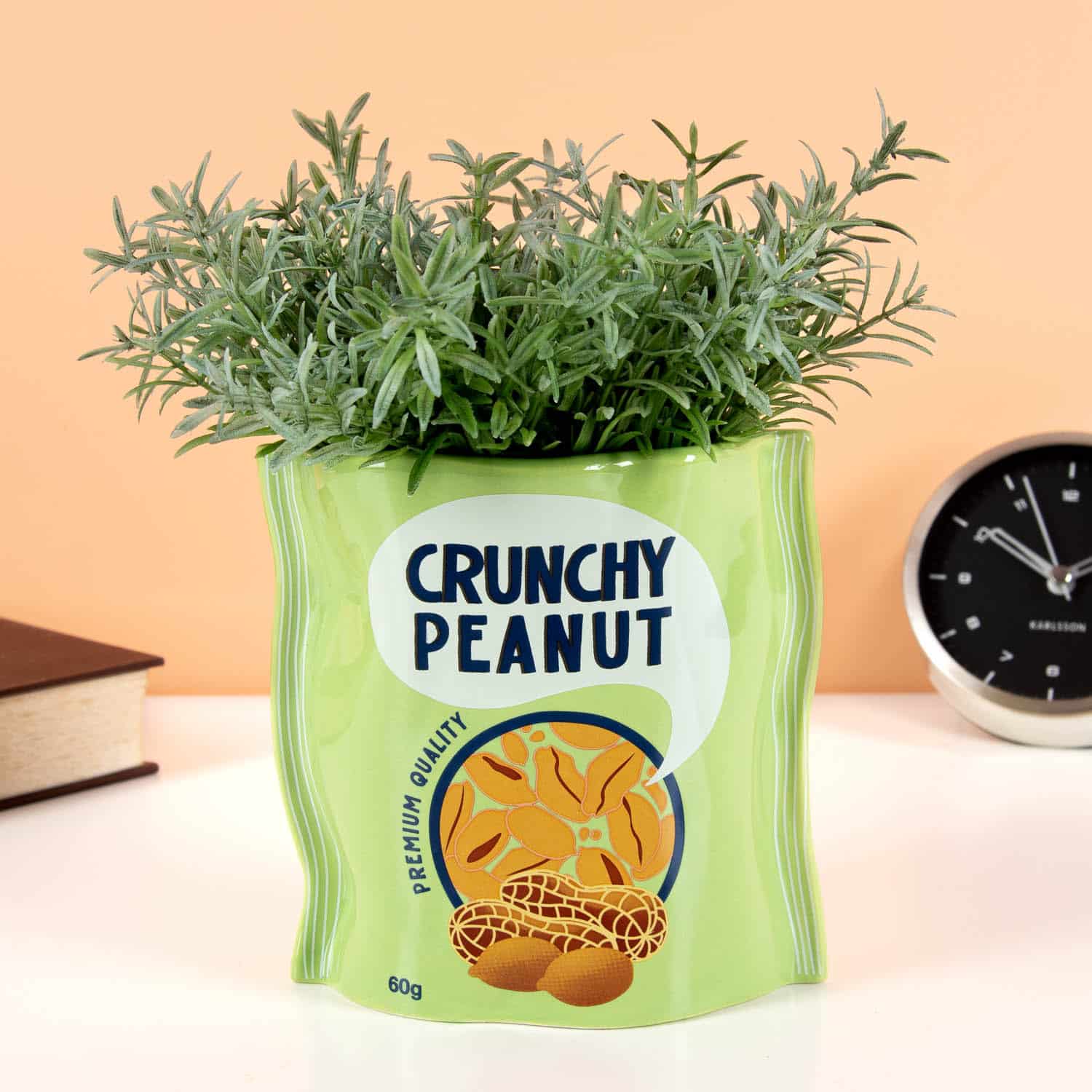 Erdnusstüten-Blumentopf