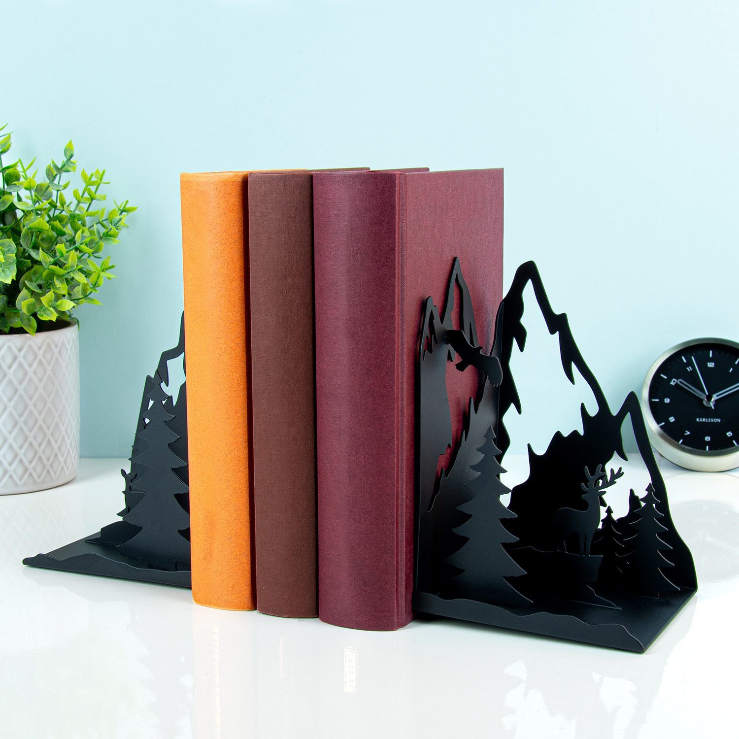 Berge-Buchstütze (Set von 2)