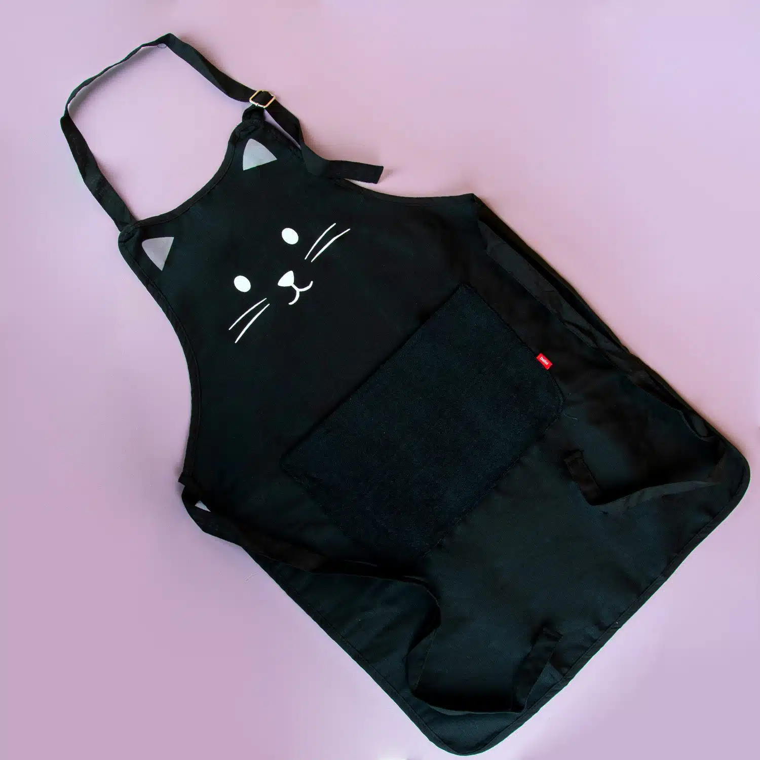 Katzen Küchenschürze - Schwarz