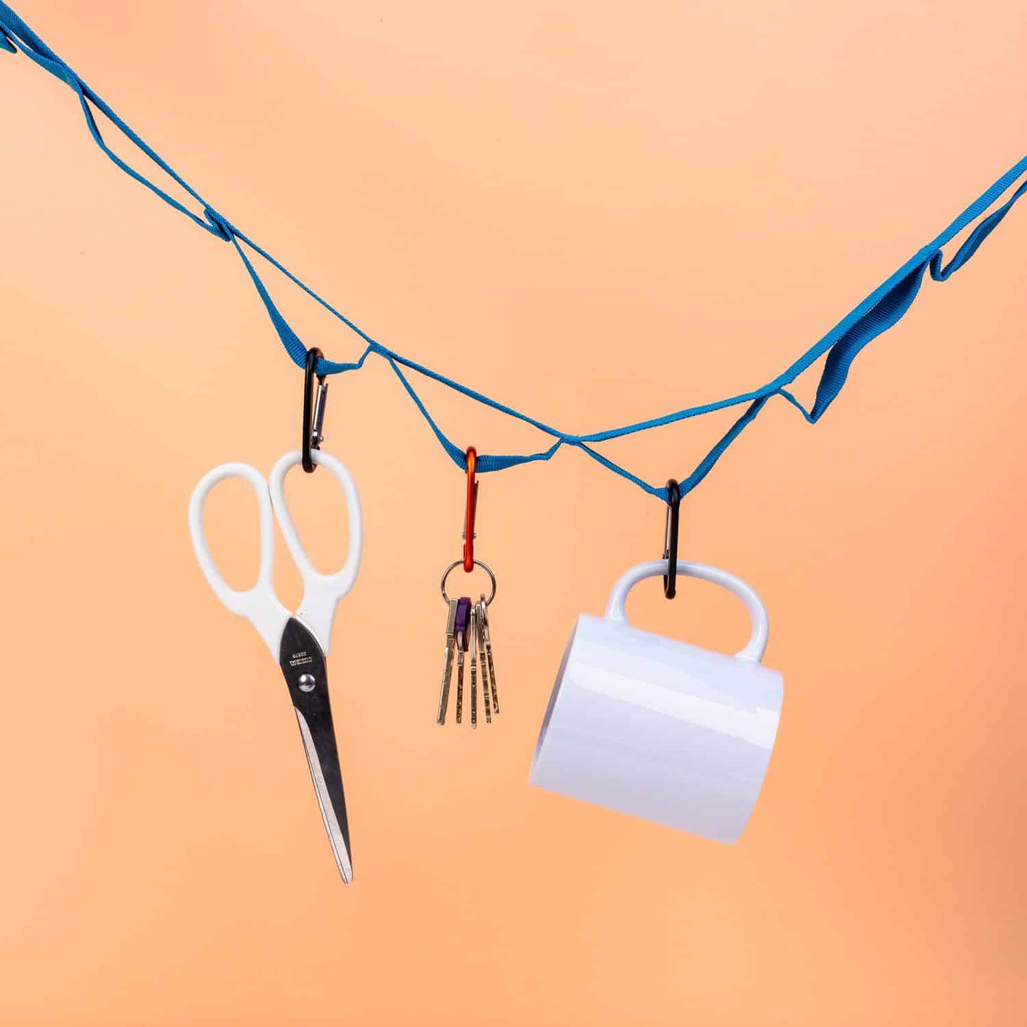 Hängende Zeltorganisator