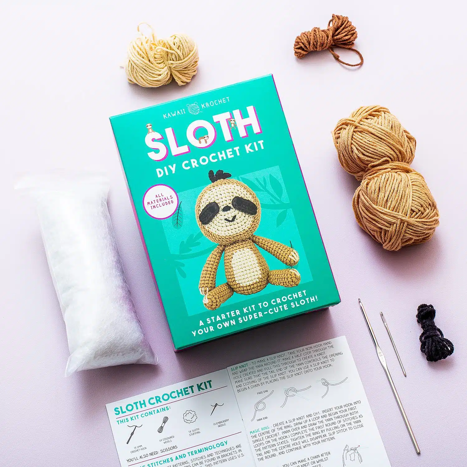 DIY-Häkelset - Faultier