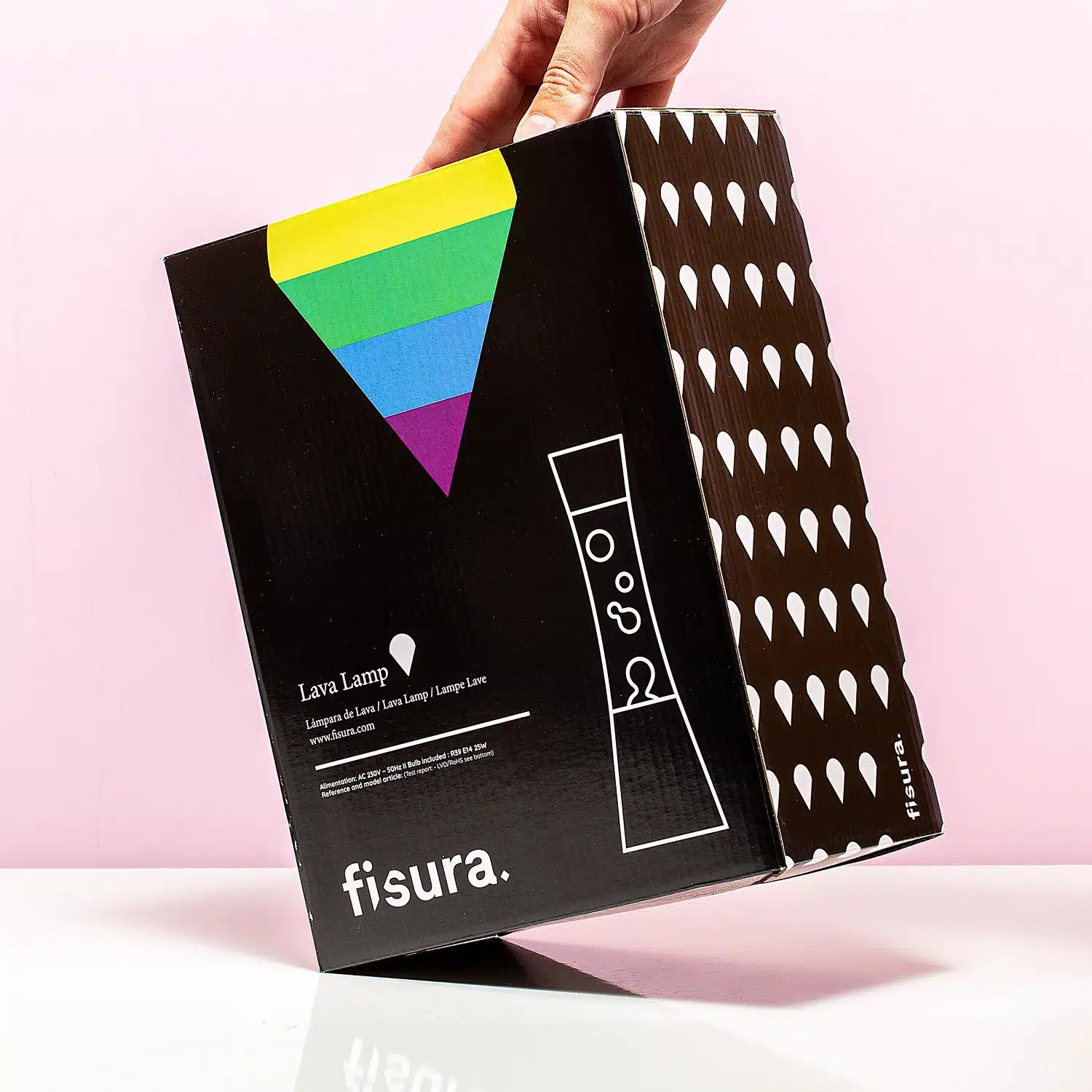 Regenbogen-Lavalampe