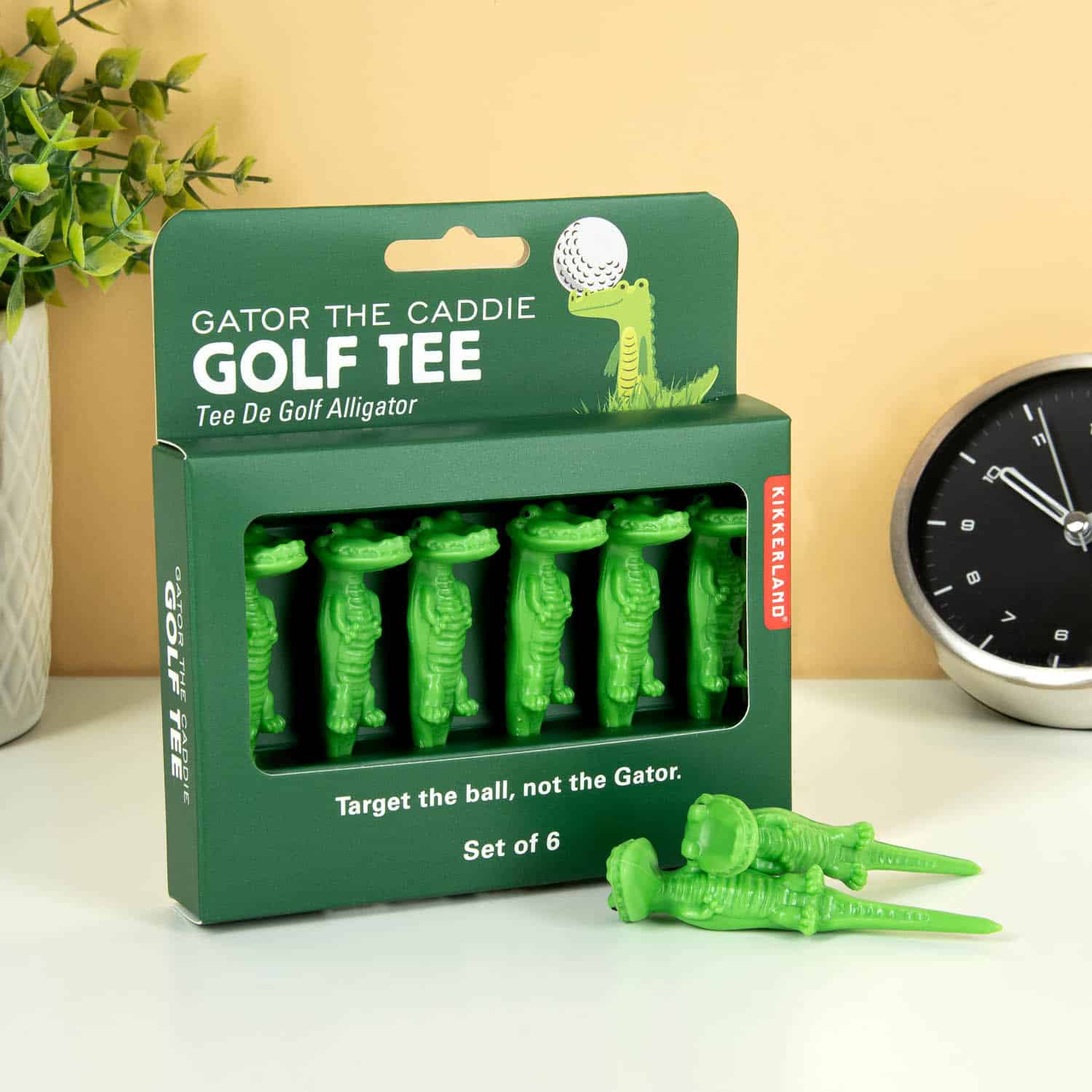 Alligator Golftees (Set von 6)