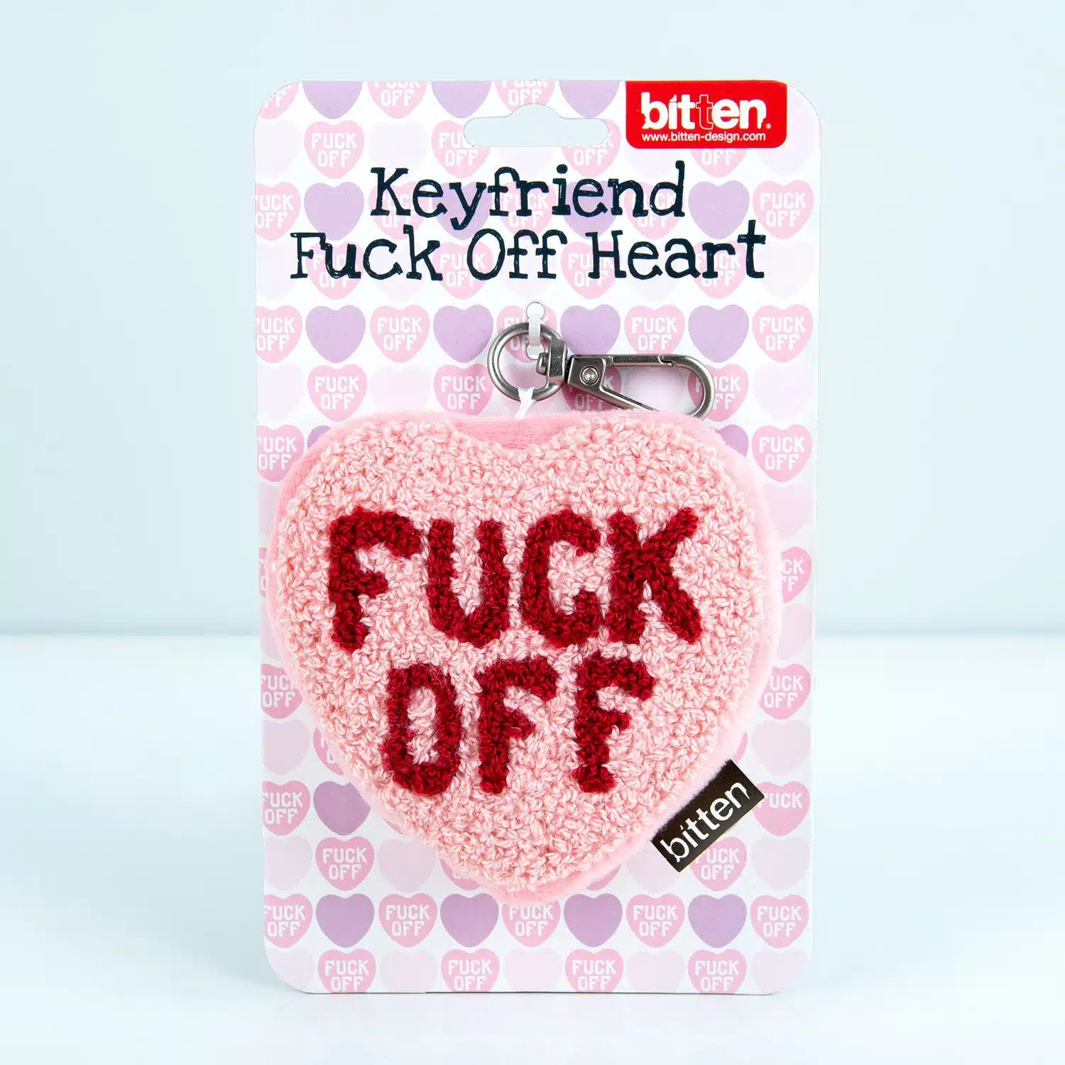 Fuck Off Herz Schlüsselanhänger