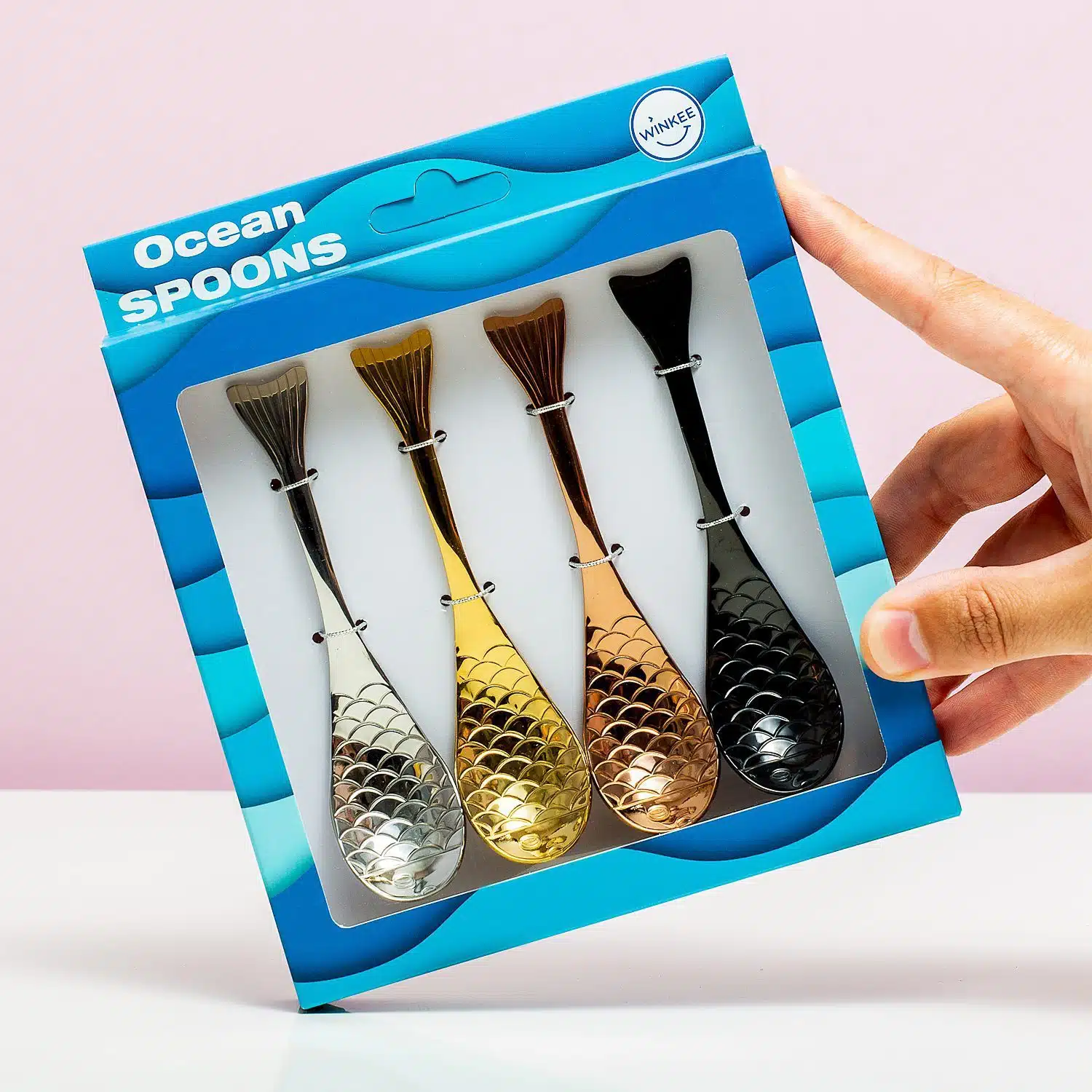 Ozean-Löffel (Set aus 4)