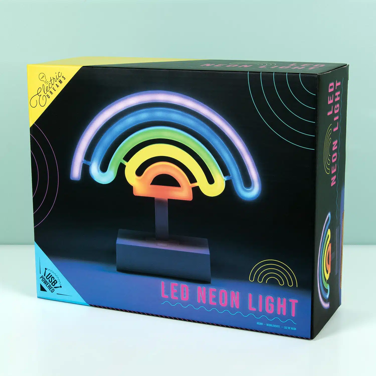 Neon-Regenbogenlampe