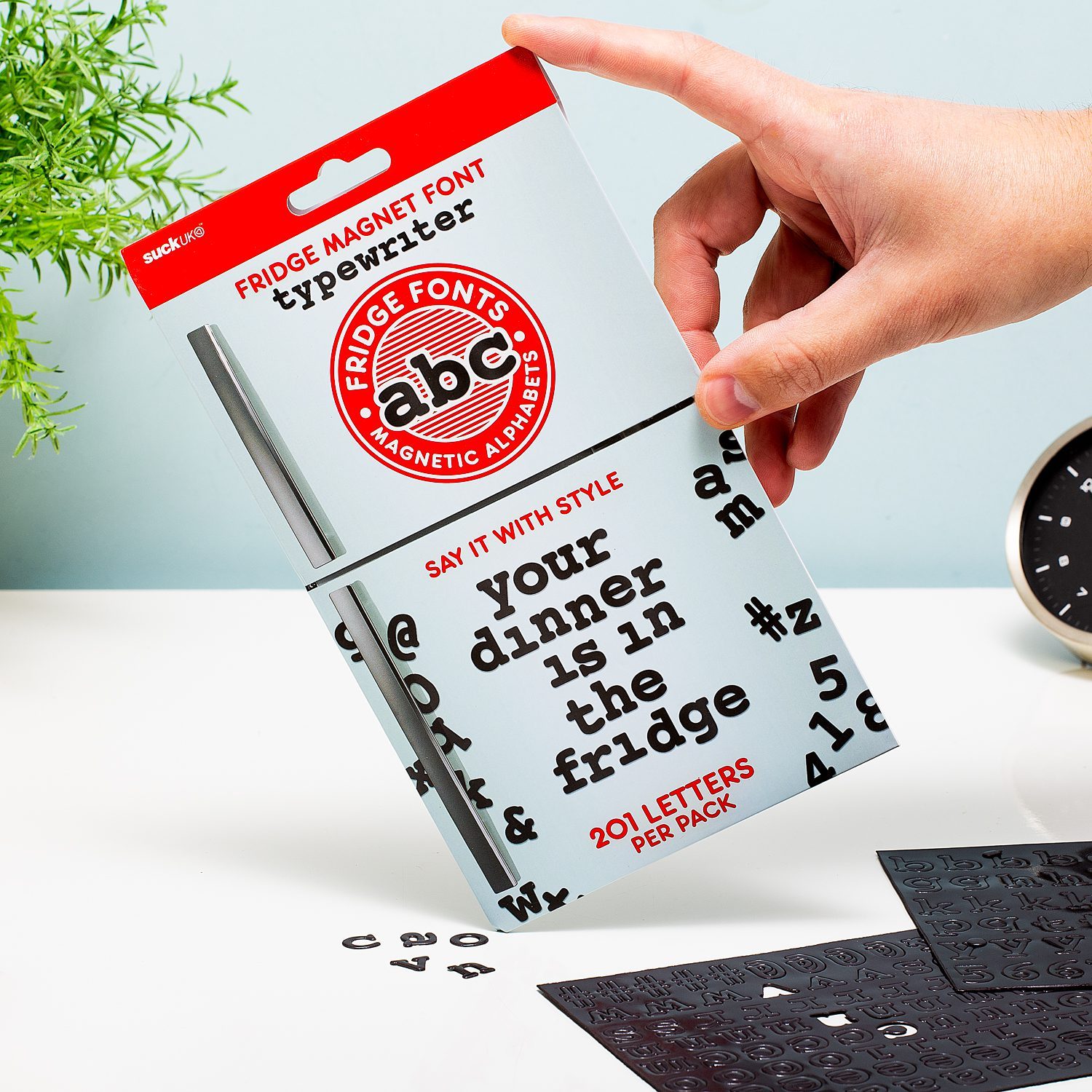 Buchstabenmagnete (Set von 201)