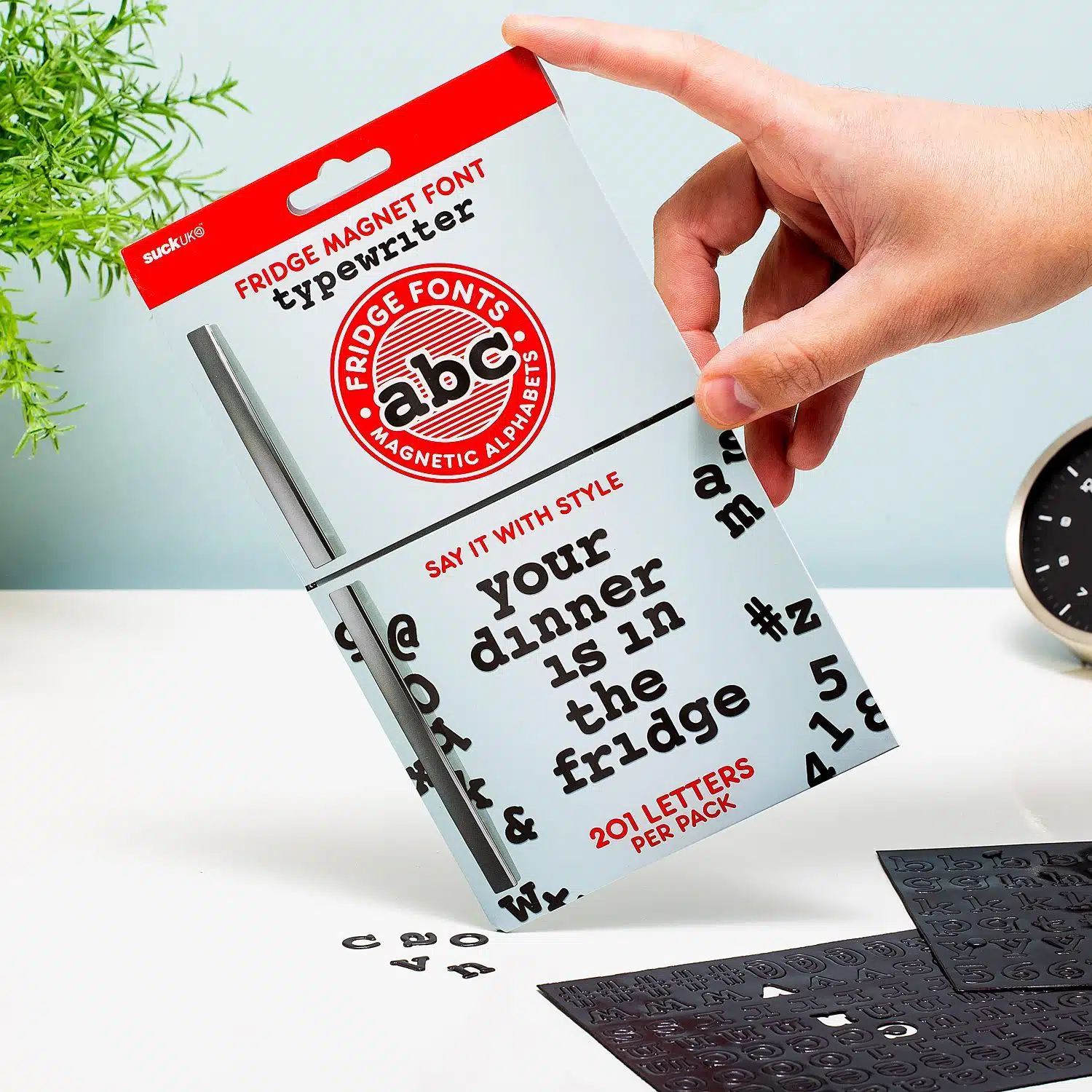 Buchstabenmagnete (Set von 201)