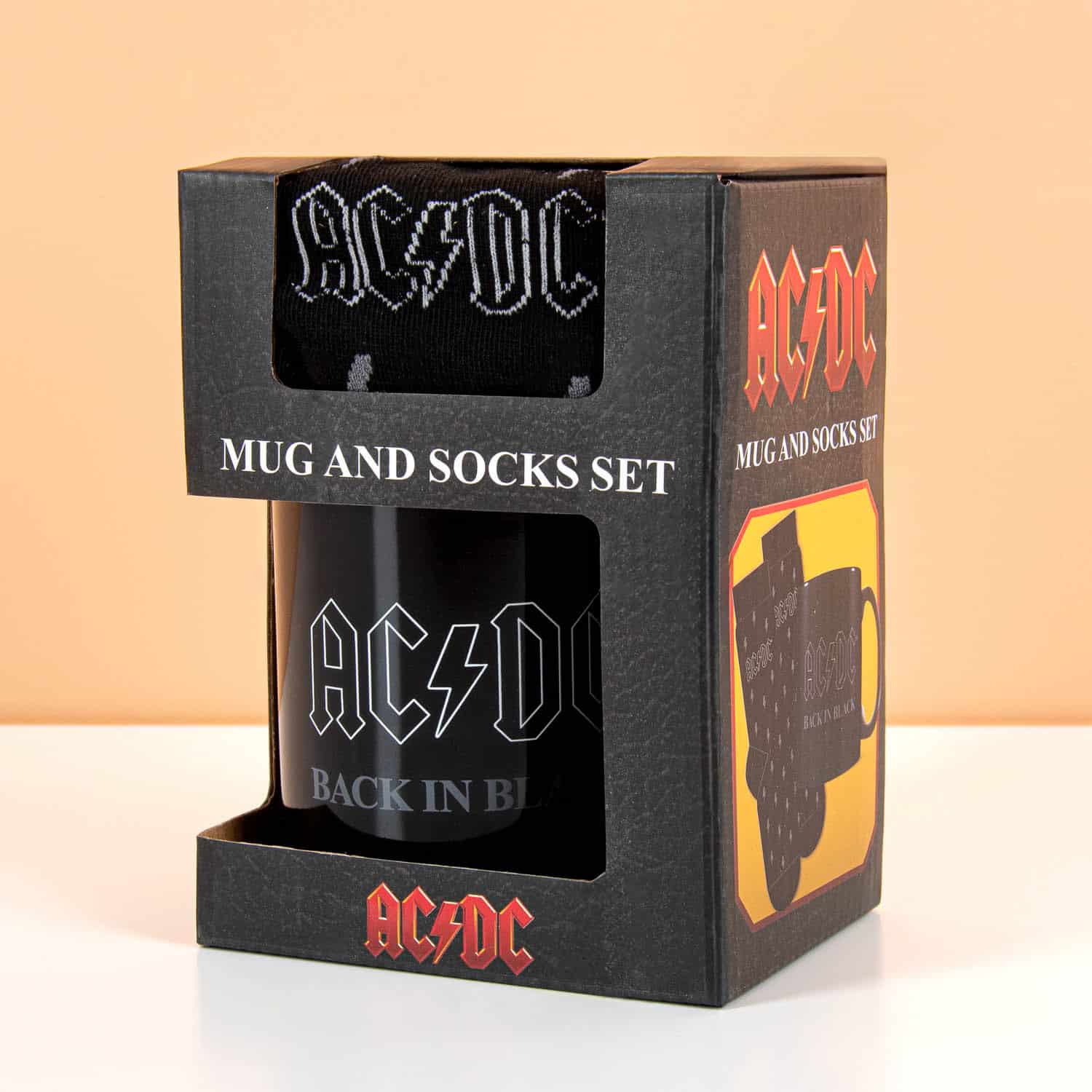 Tassen- und Socken-Geschenkset von AC/DC