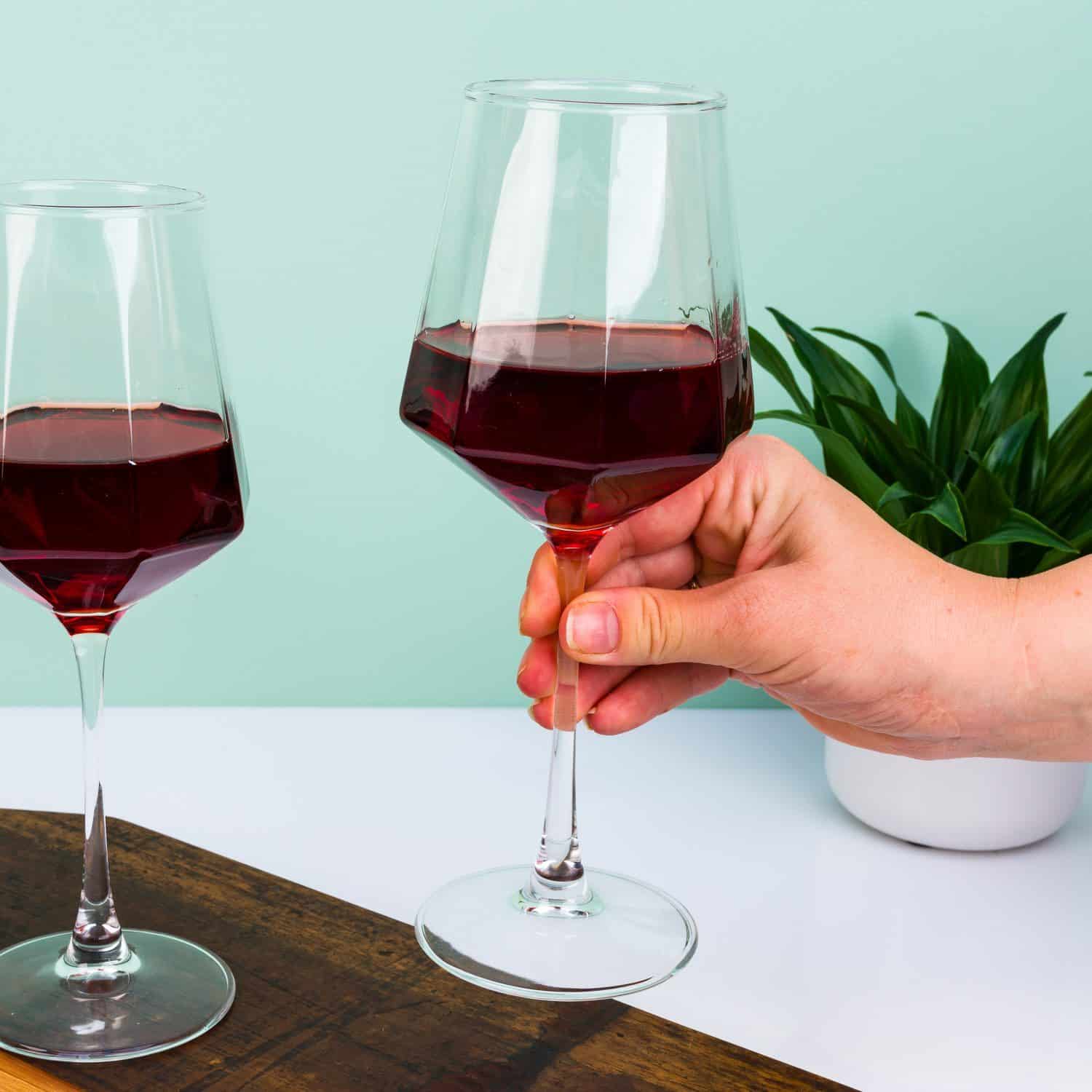 Diamant-Weinglas (2er-Set)