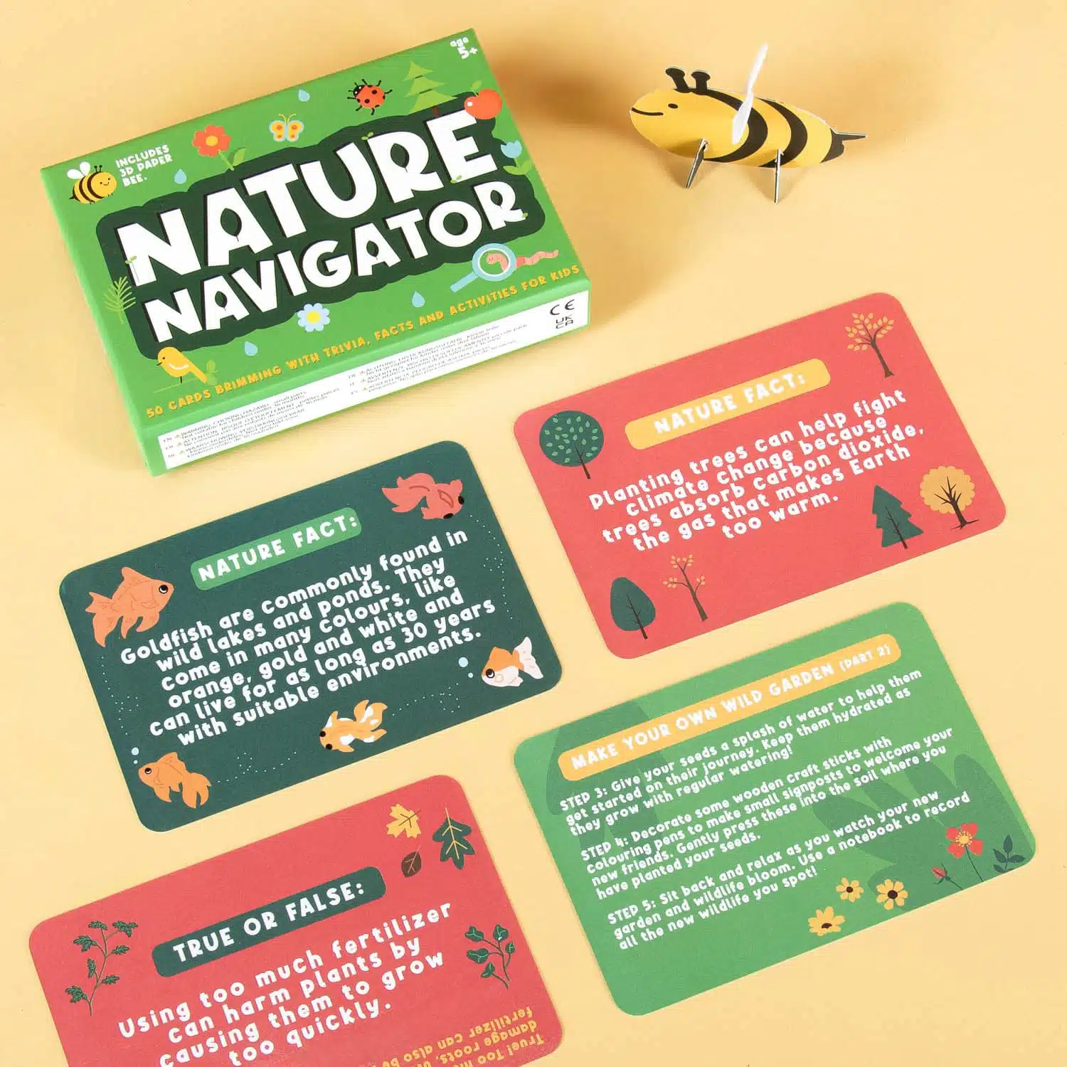 Natur-Trivia-Karten fรผr Kids