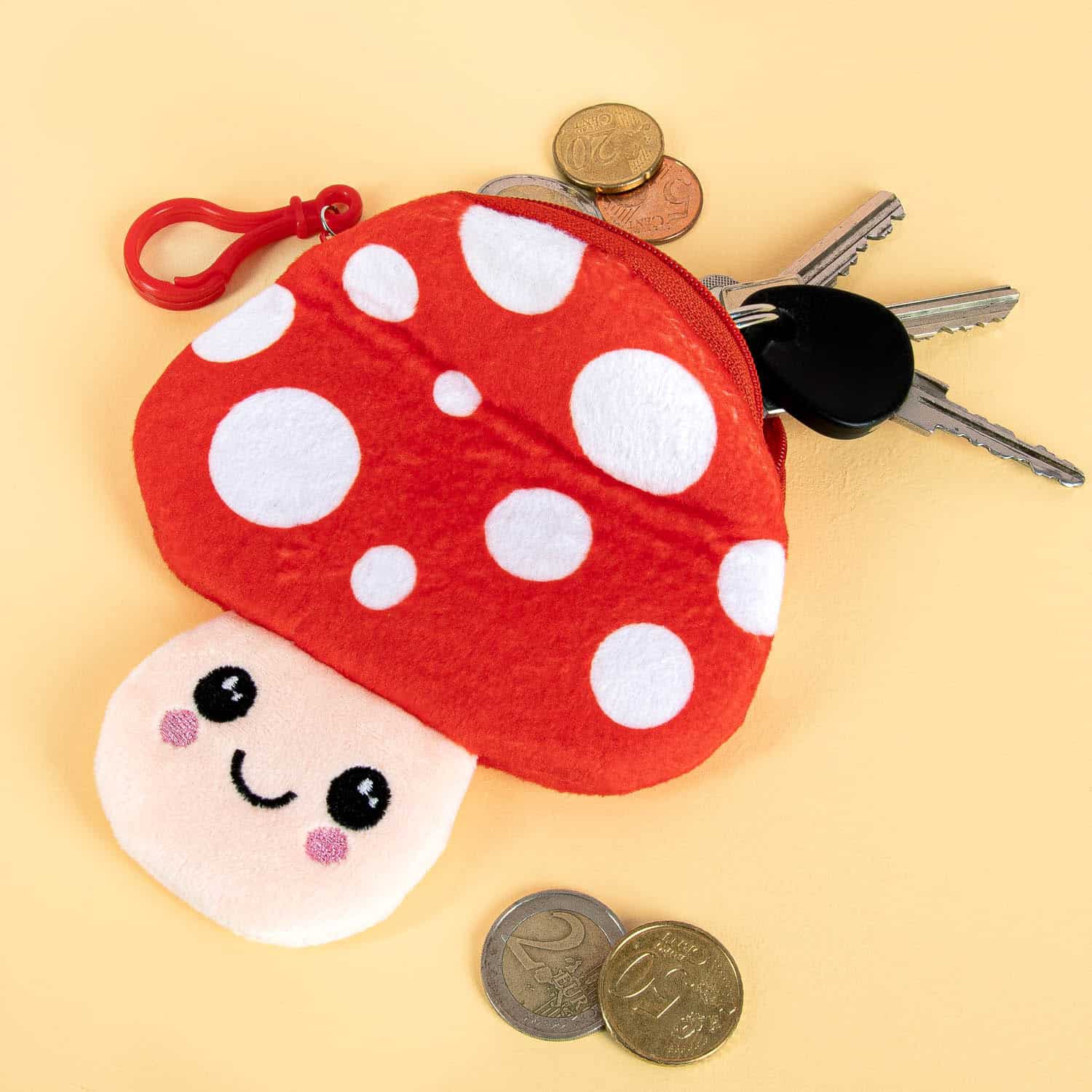 Kawaii-Pilz-Portemonnaie