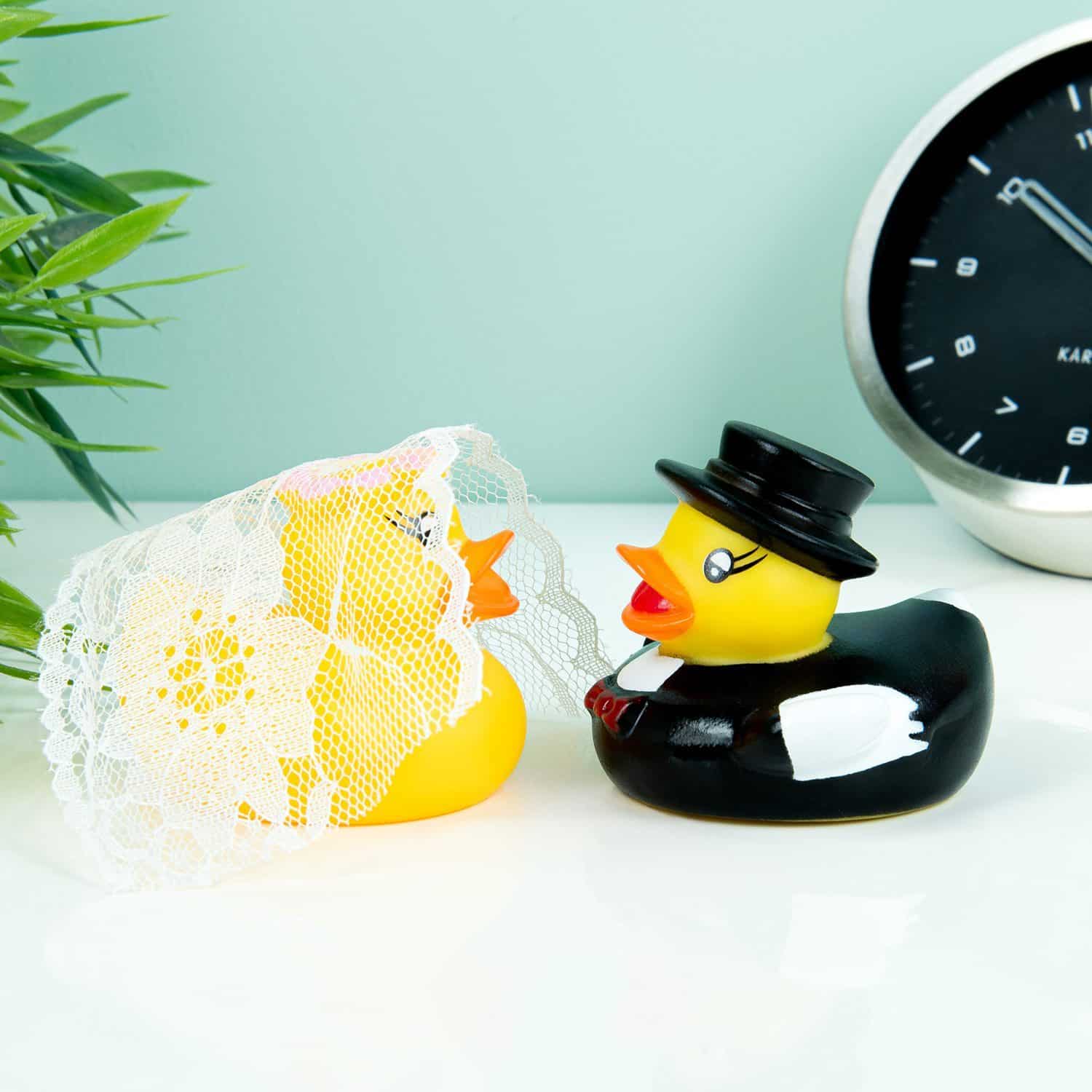 Braut und Bräutigam Badeenten (Set von 2)