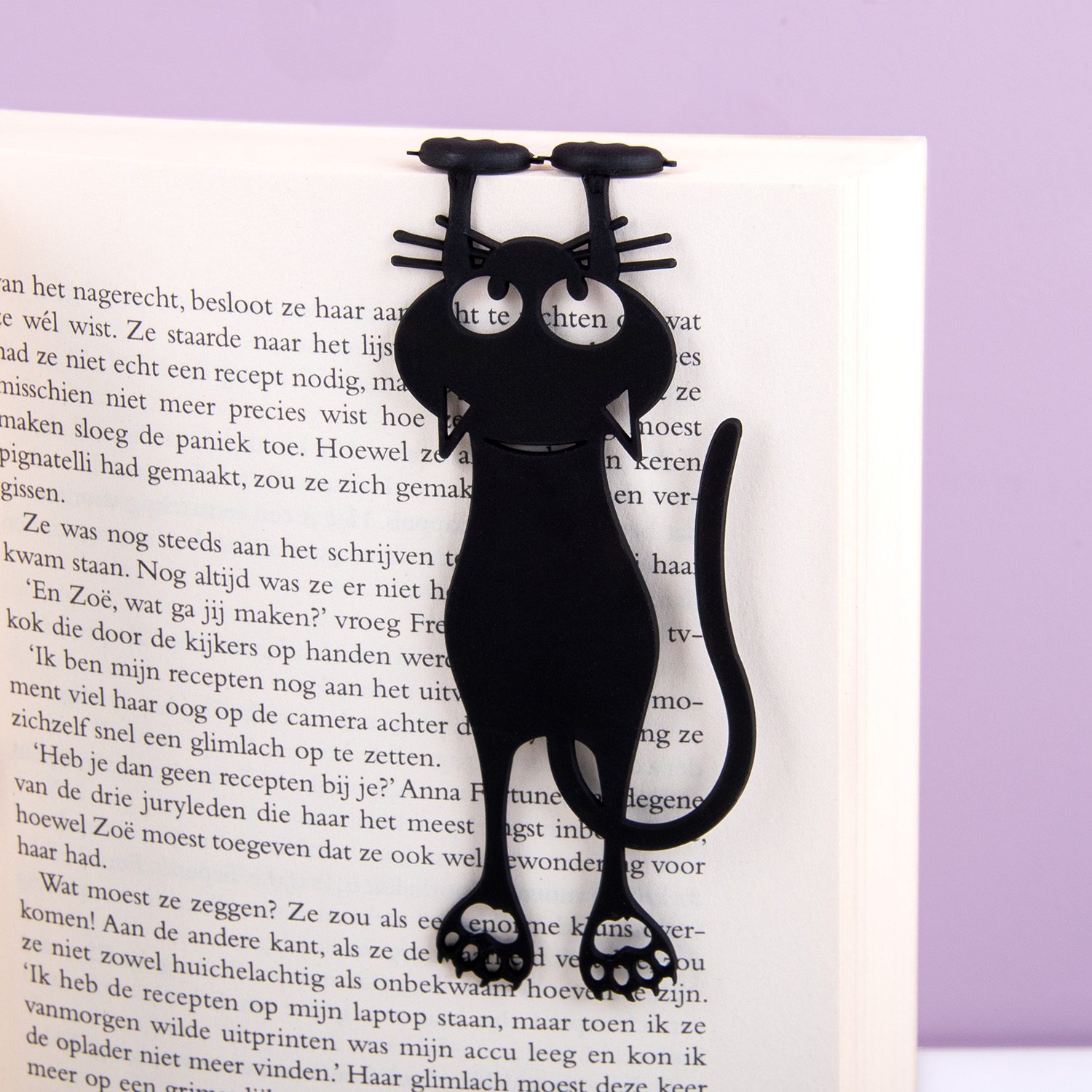 Neugieriges Katzen Lesezeichen