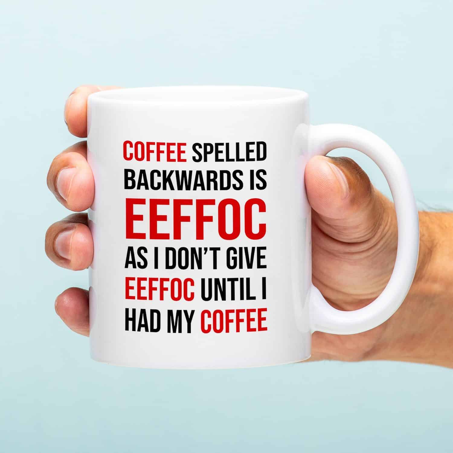 Tasse Coffee Spelled Backwards