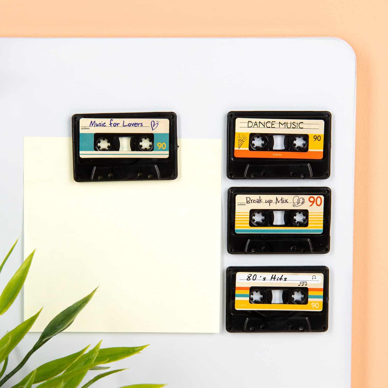 Kassette-Magnete (Set von 4)