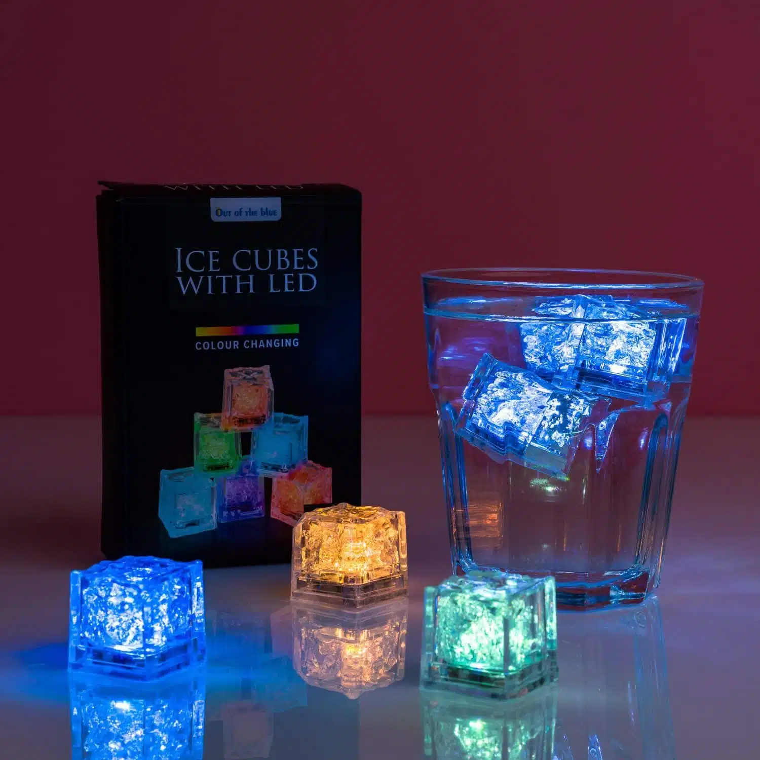 LED-Eiswürfel (Set von 6)
