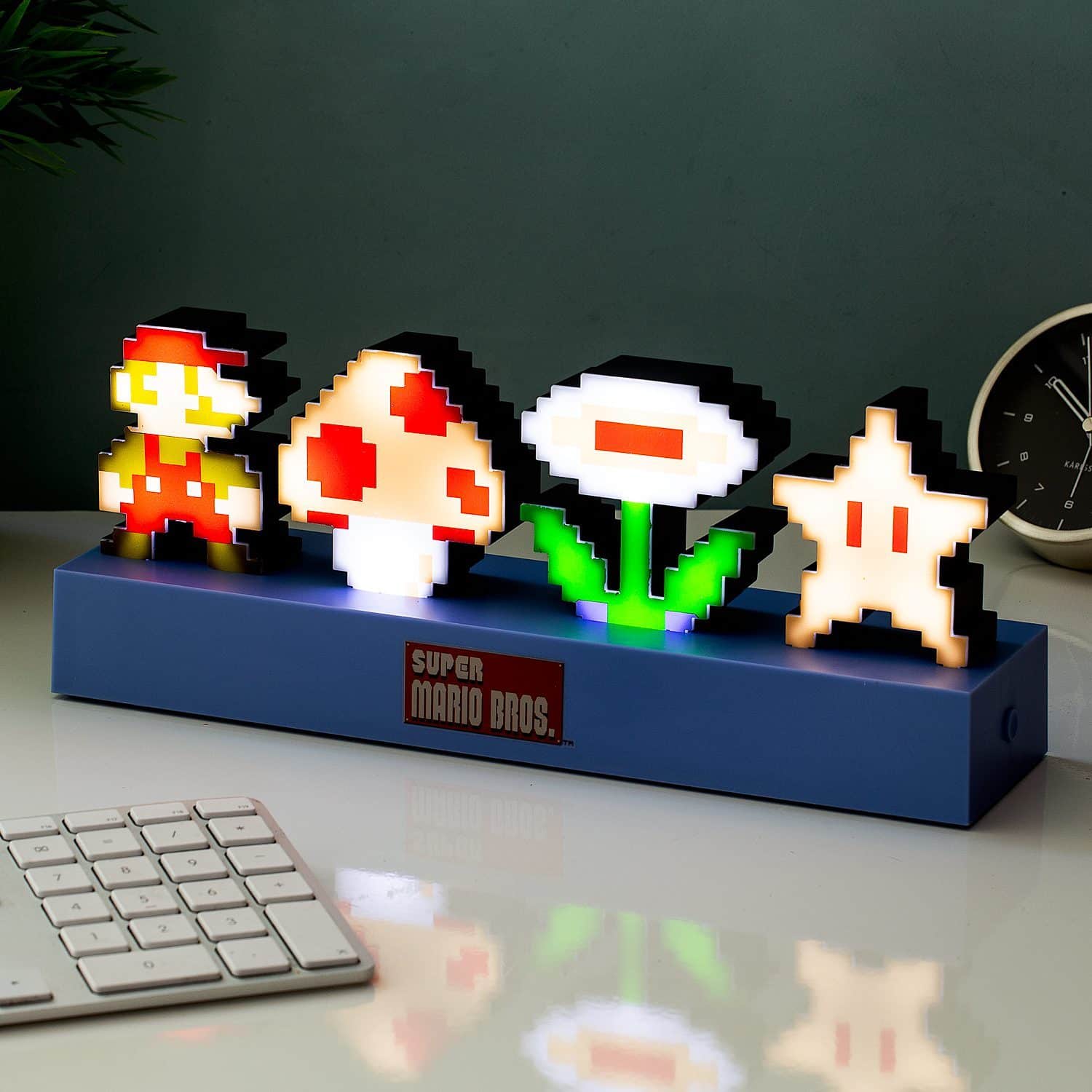Nintendo Super Mario Bros Icons Lampe
