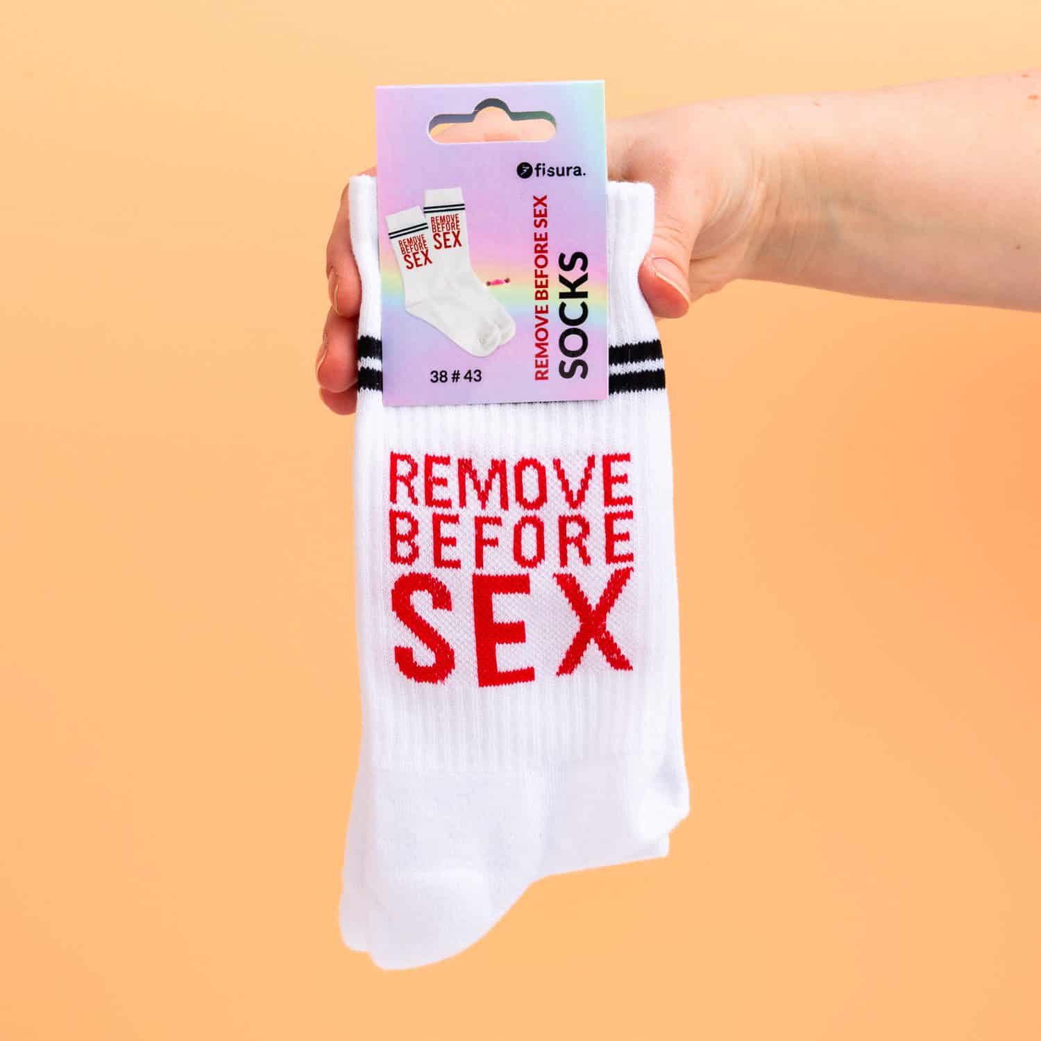 Remove Before Sex Socken