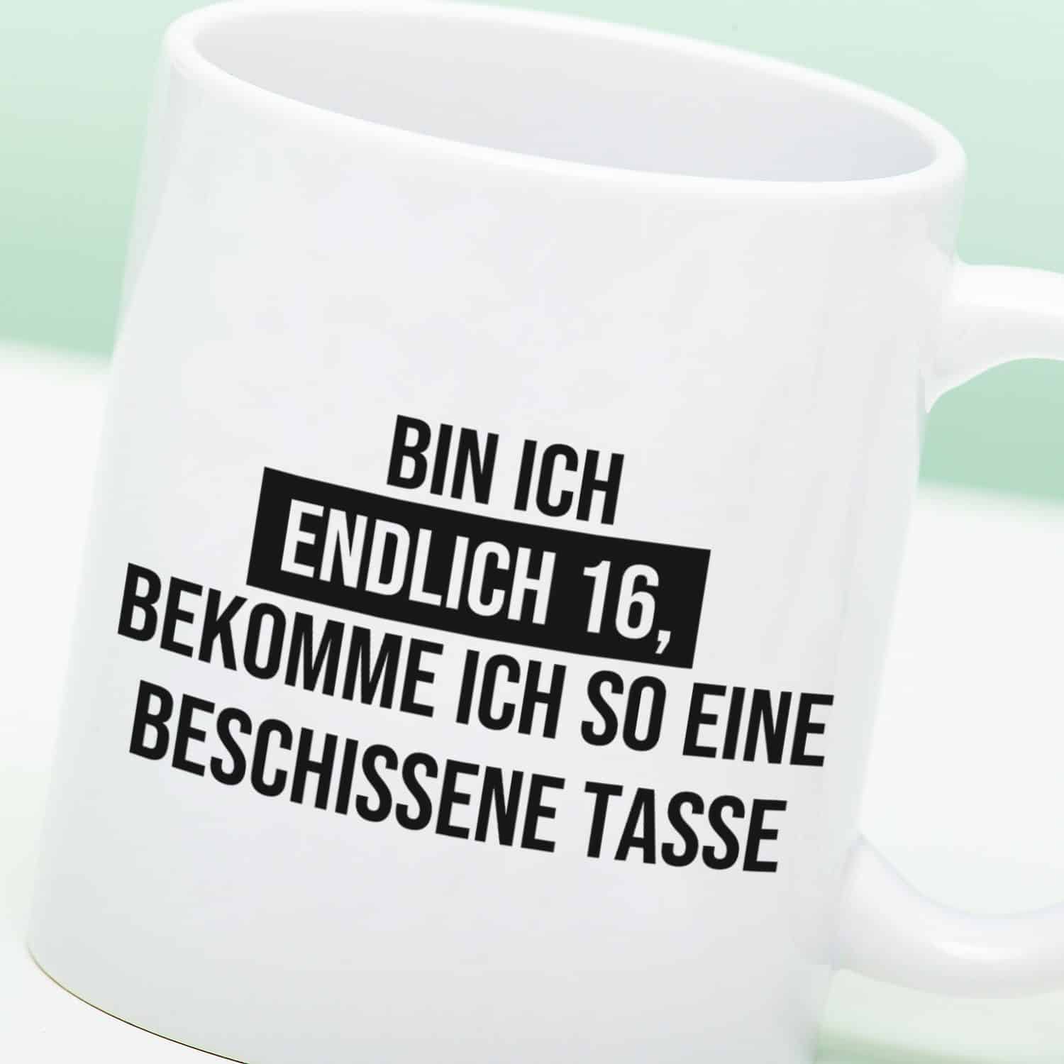 Tasse Endlich ist mein Geburtstag