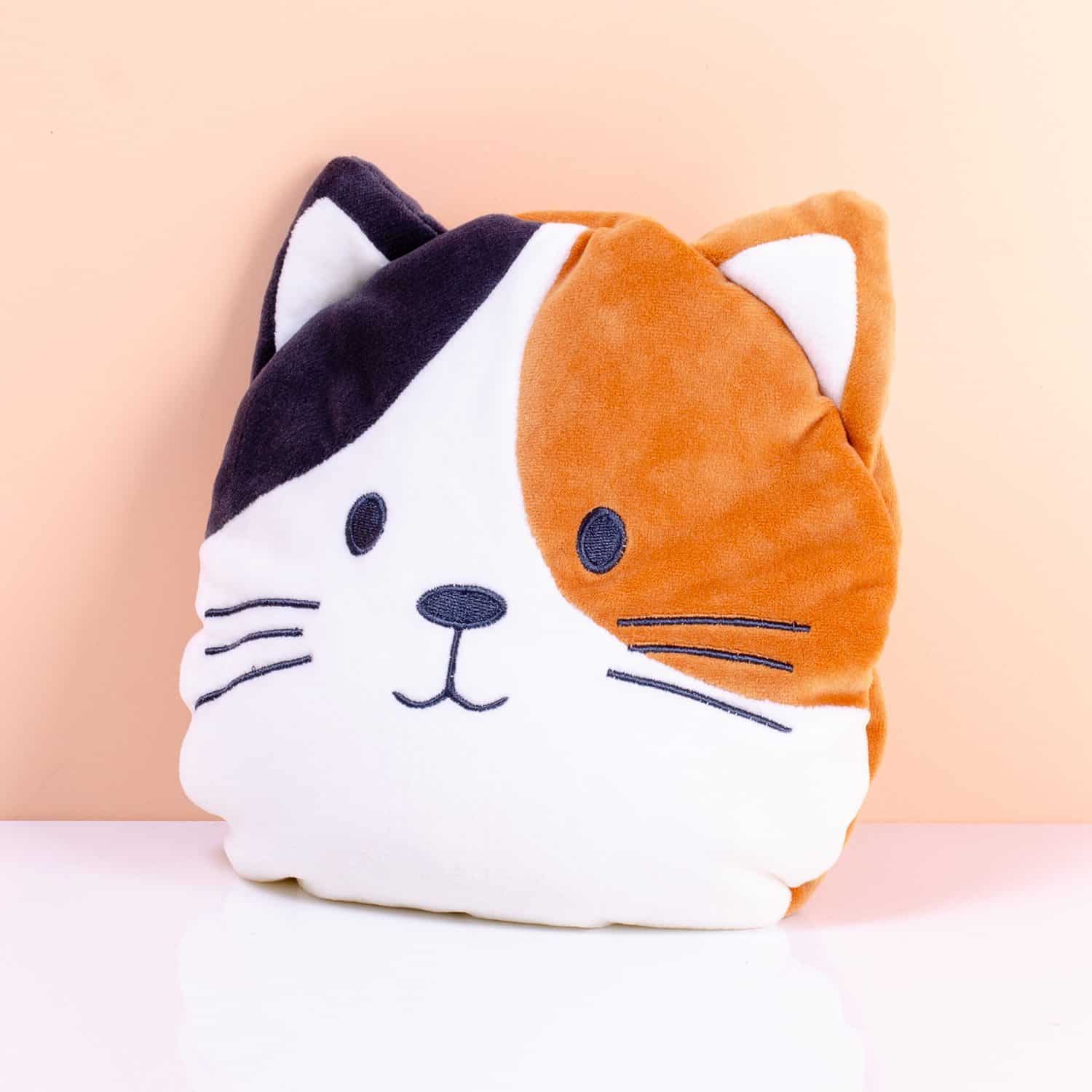 Katzenkissen mit Kirschkernen - Mehrfarbig