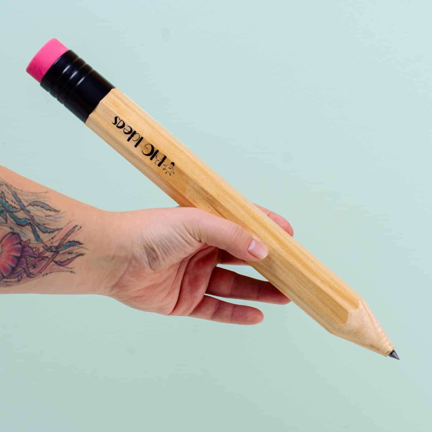 XXL-Bleistift mit Radiergummi