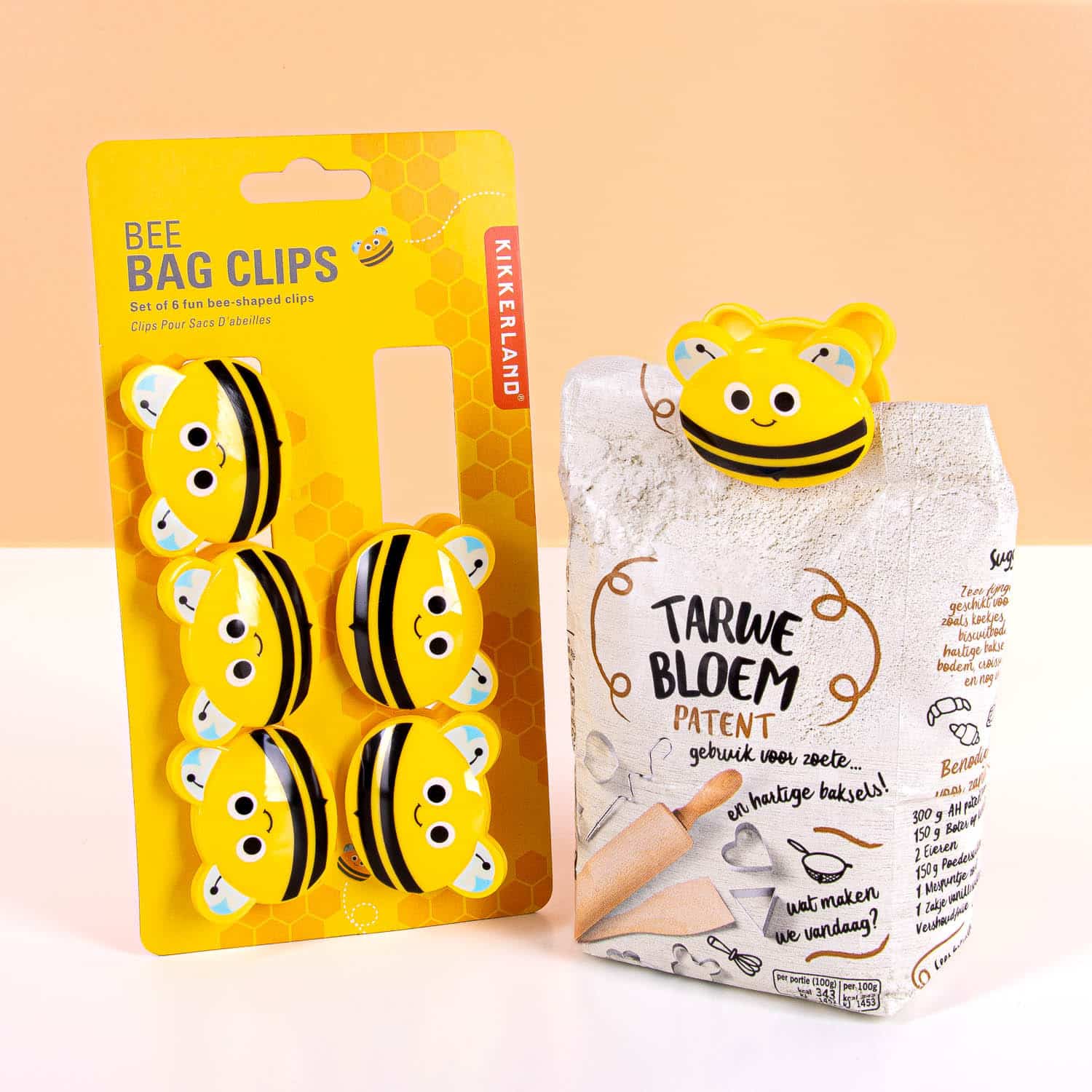 Bienen Bag Clips (Set von 6)