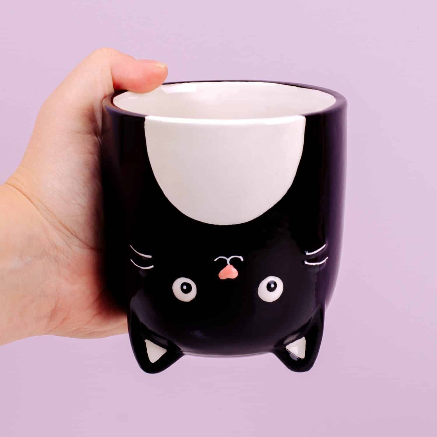 Umgedrehter Tierbecher - Katze