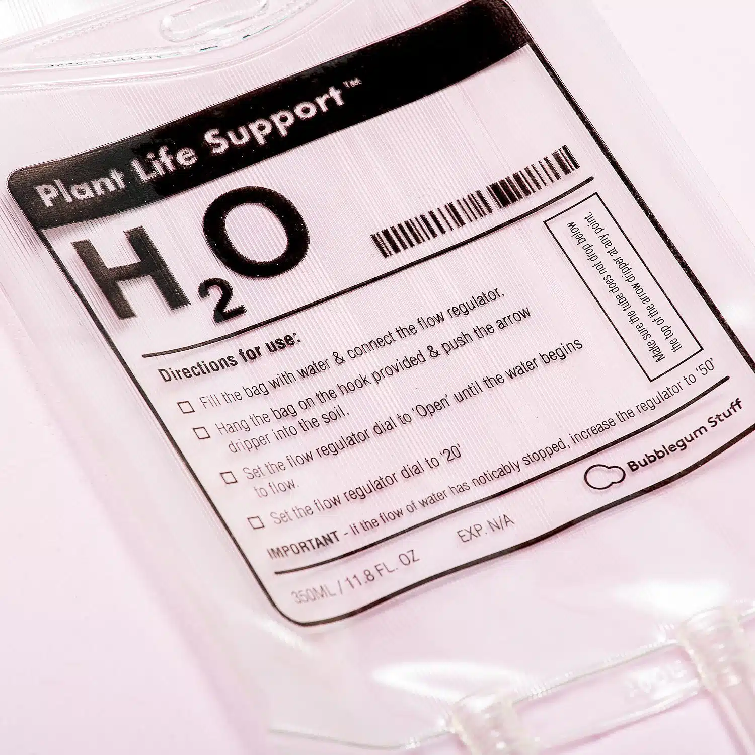 Infusionsbeutel-Bewässerungssystem für Pflanzen