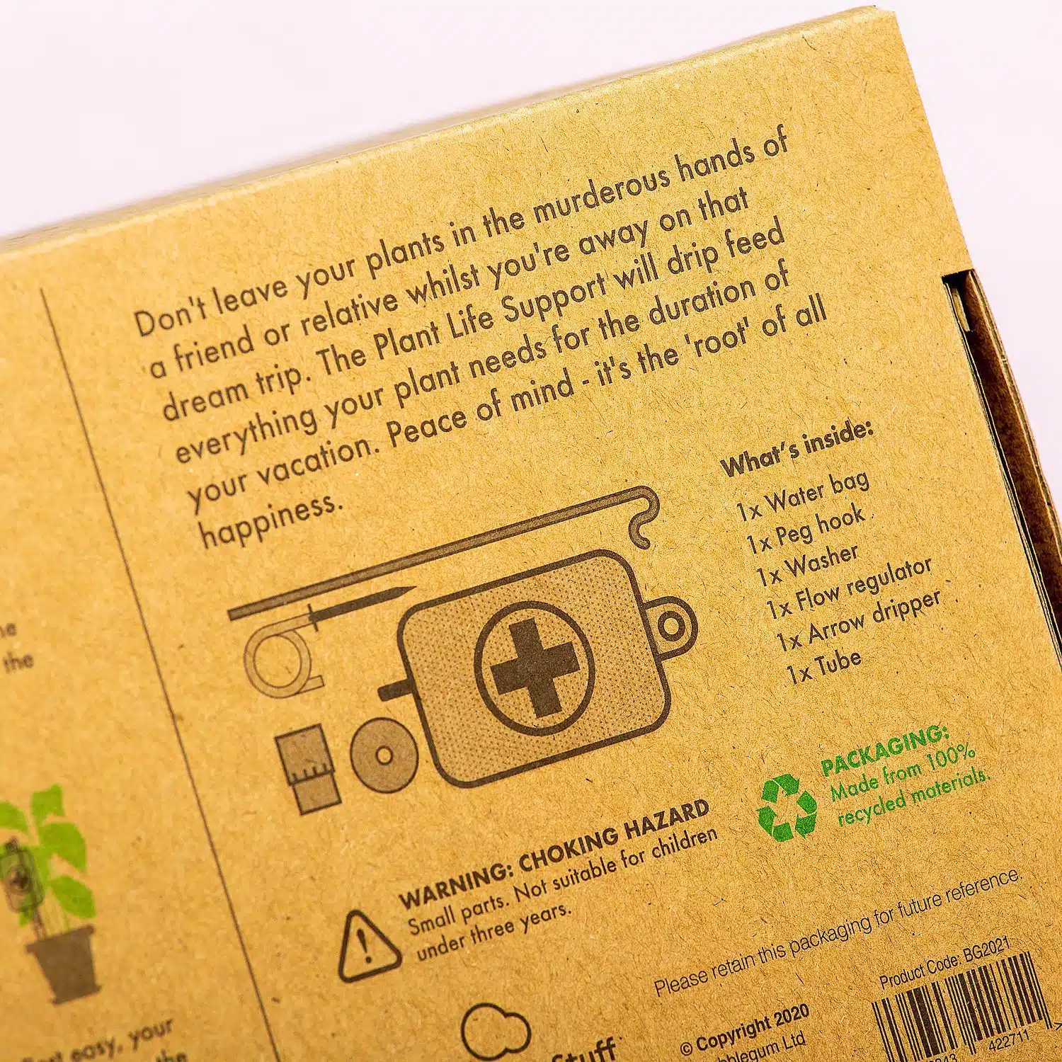 Infusionsbeutel-Bewässerungssystem für Pflanzen