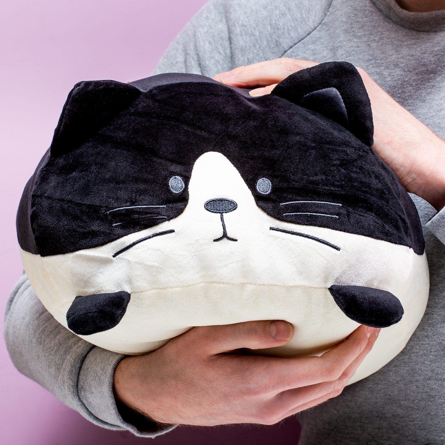 Katzenkissen - Rosa, Weiß, Schwarz, Grau, Braun, Weiß mit Schwarz und Braun, Schwarz mit Weiß