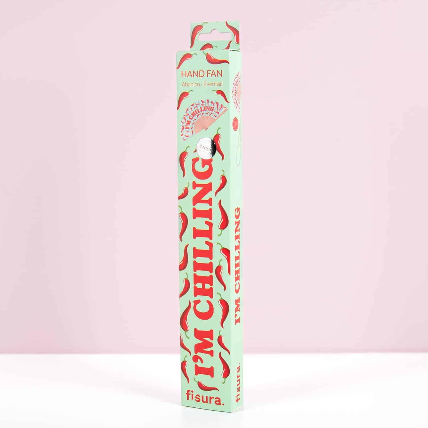 Fächer I’m Chilling aus Holz