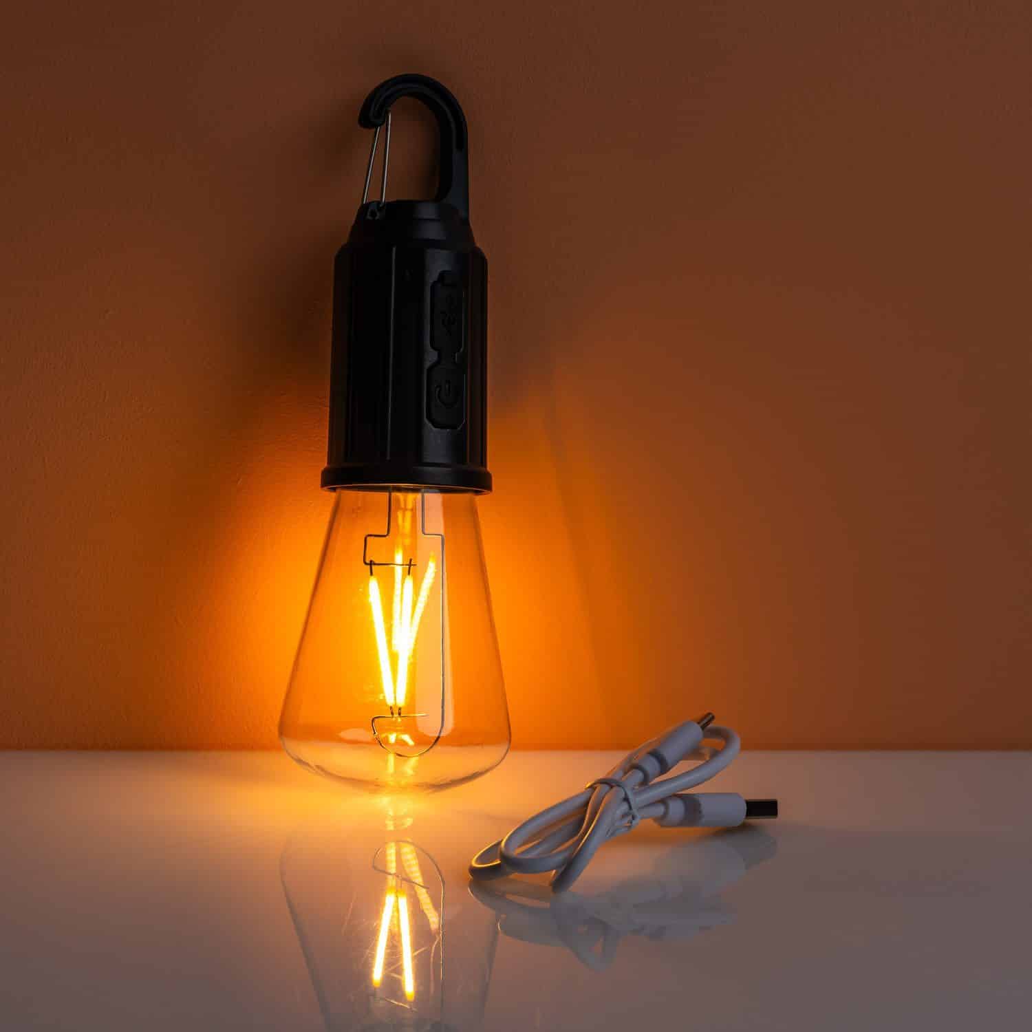 Hängende Campinglampe