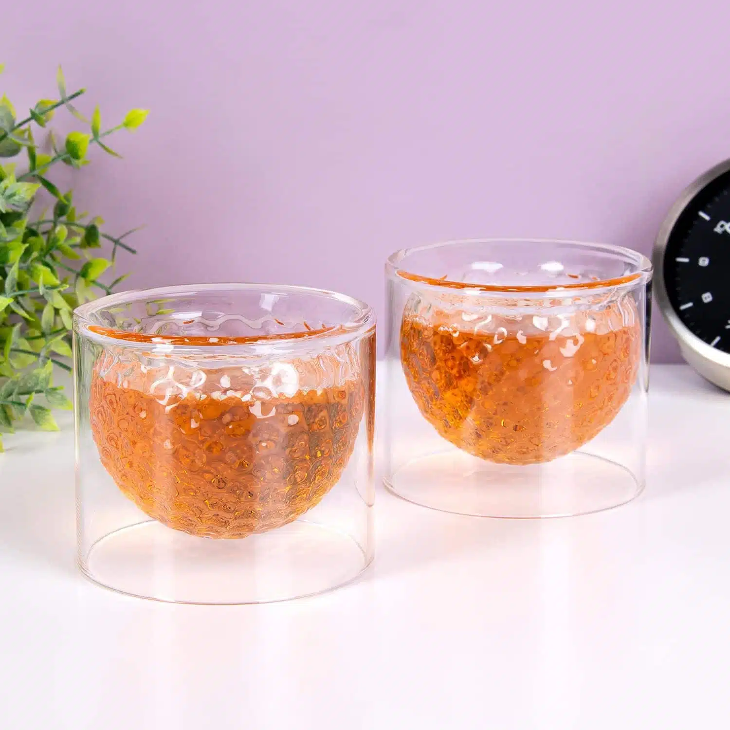 Golfball Glรคser (Set aus 2)