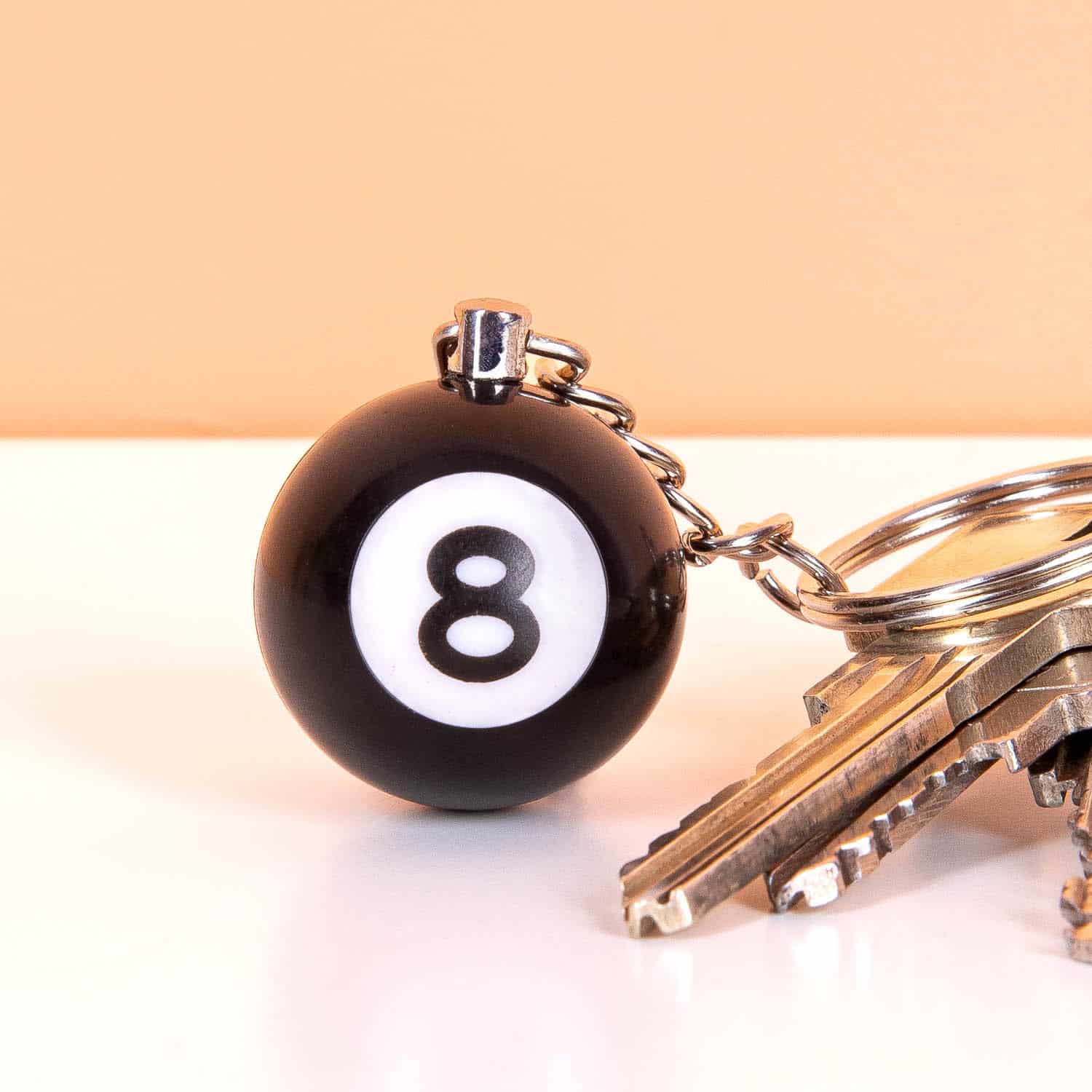 Billardkugel Schlüsselanhänger