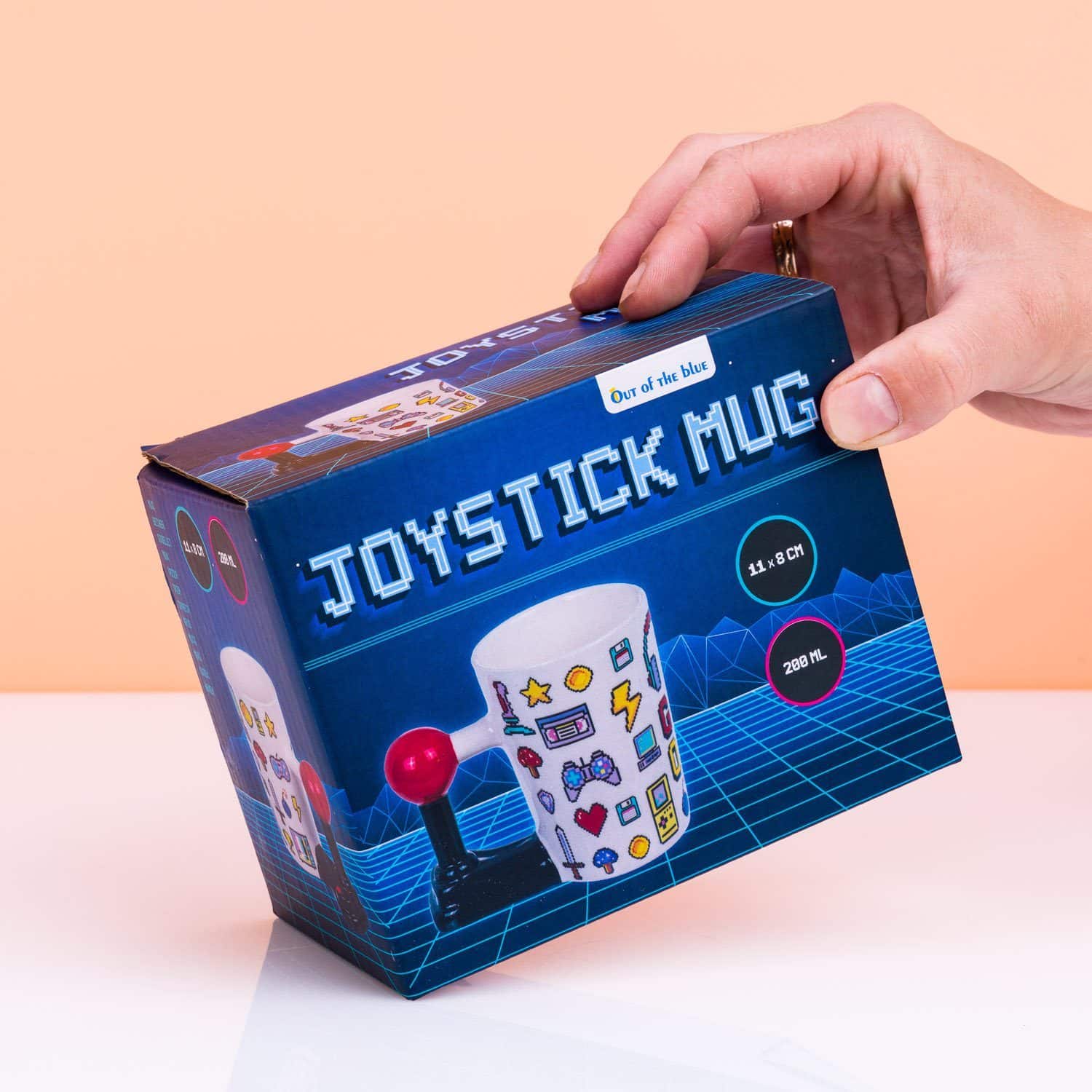 Game Over Tasse mit Joystick Griff