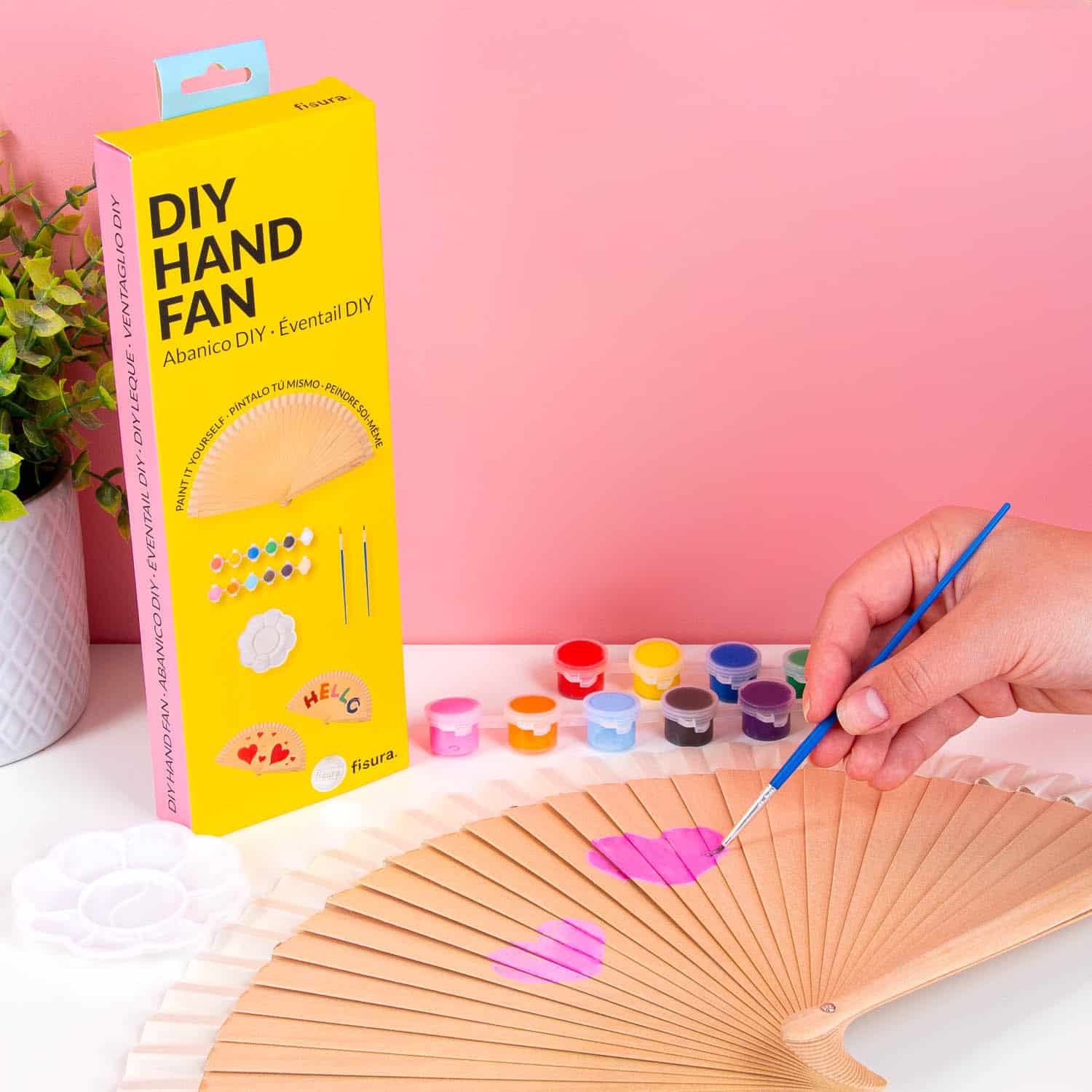 DIY-Fächer aus Holz