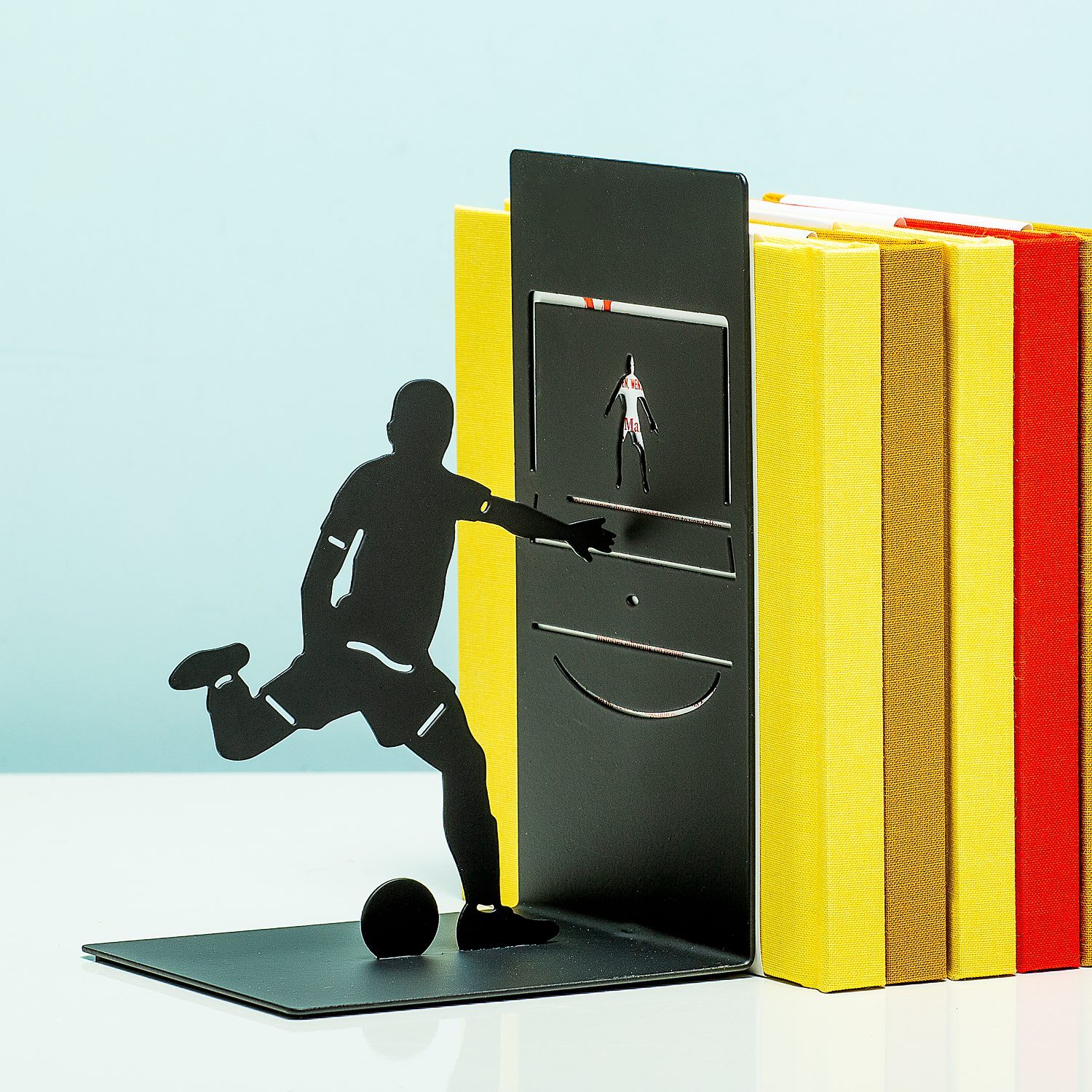 Fußball-Buchstütze