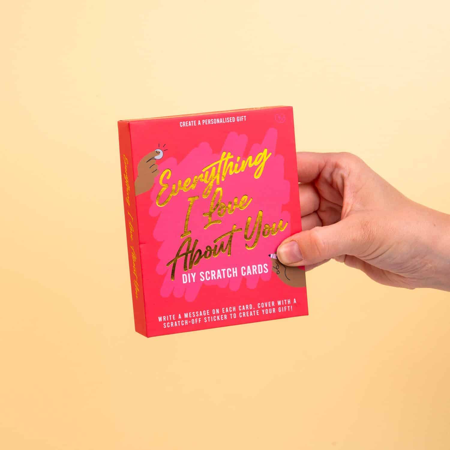 DIY-Kratzkarten Everything I Love About You