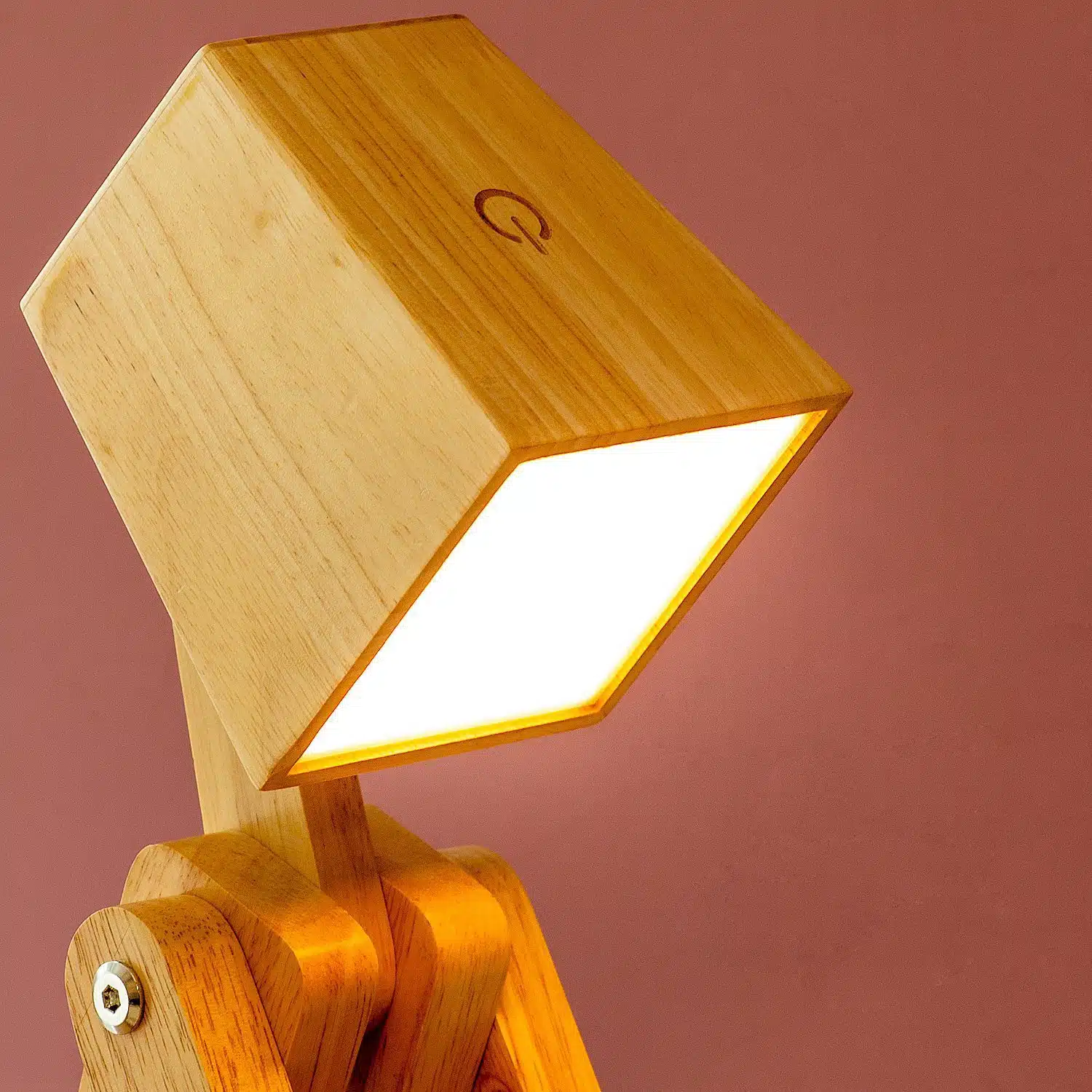 Holz Tischlampe