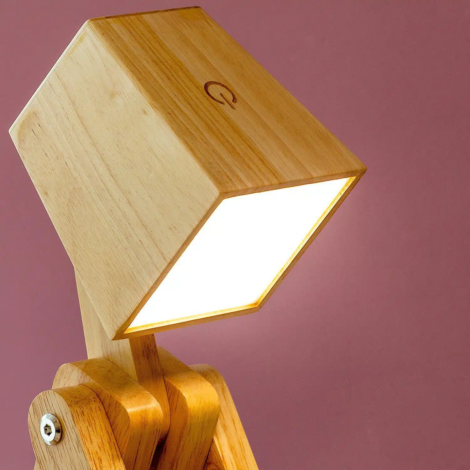 Holz Tischlampe