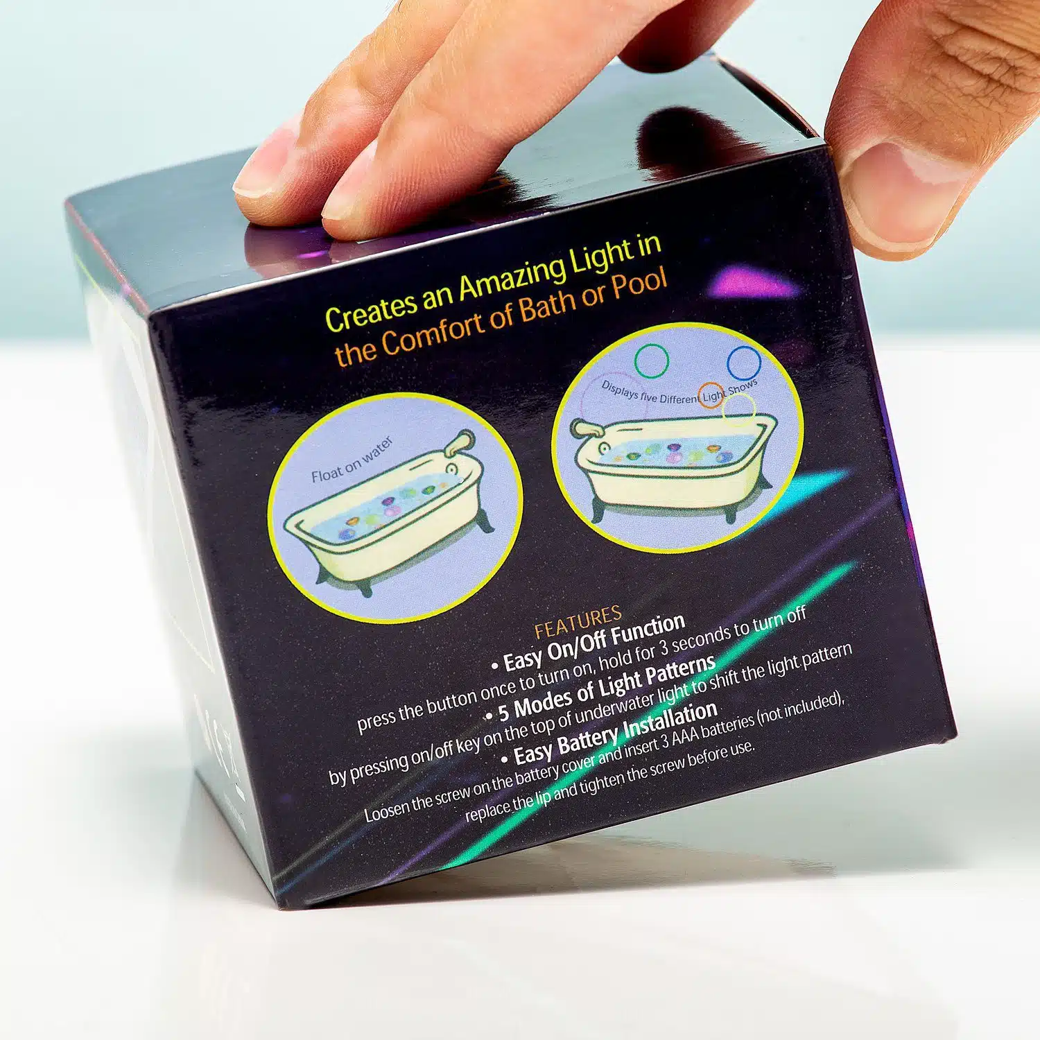 Unterwasser-Lichtshow