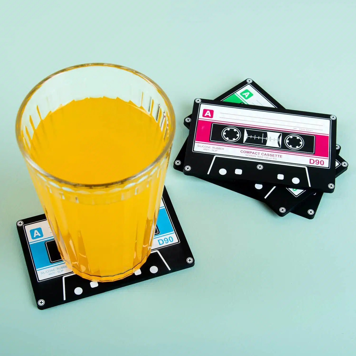 Kassetten-Untersetzer (Set von 4)