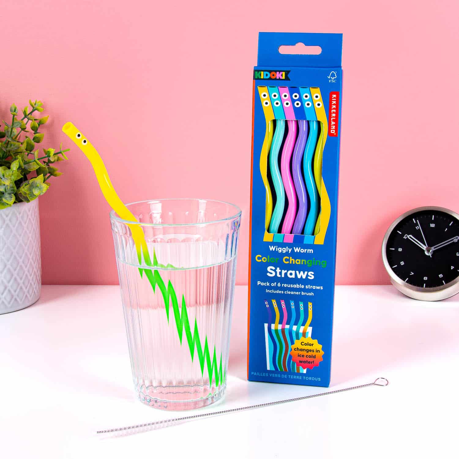 Kälteempfindliche Wurmstrohhalme (Set mit 6)