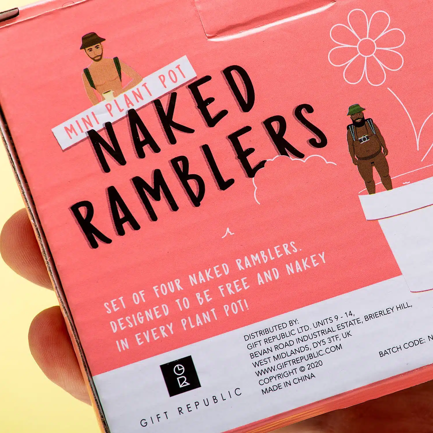 Blumentopf FKK (4er-Set)