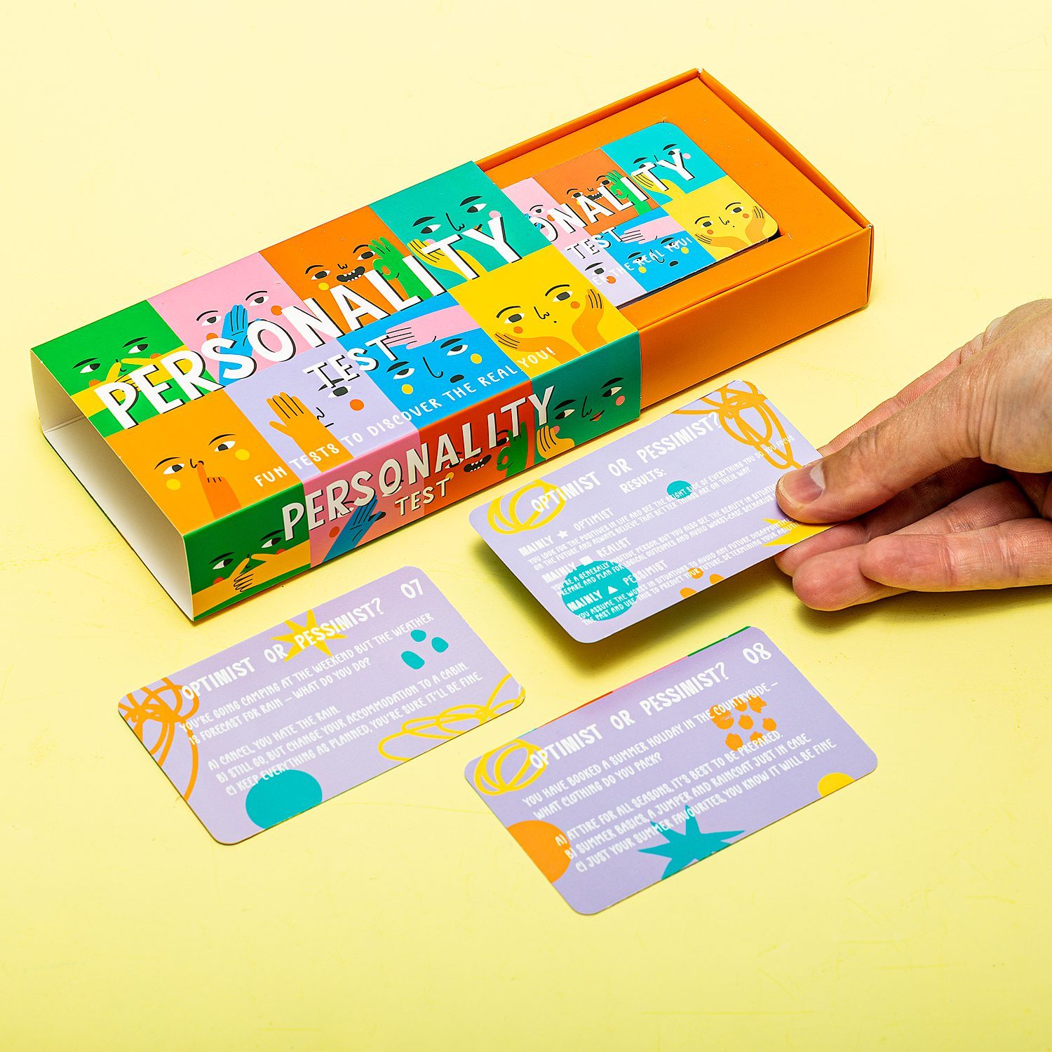 Persönlichkeitstestkarten